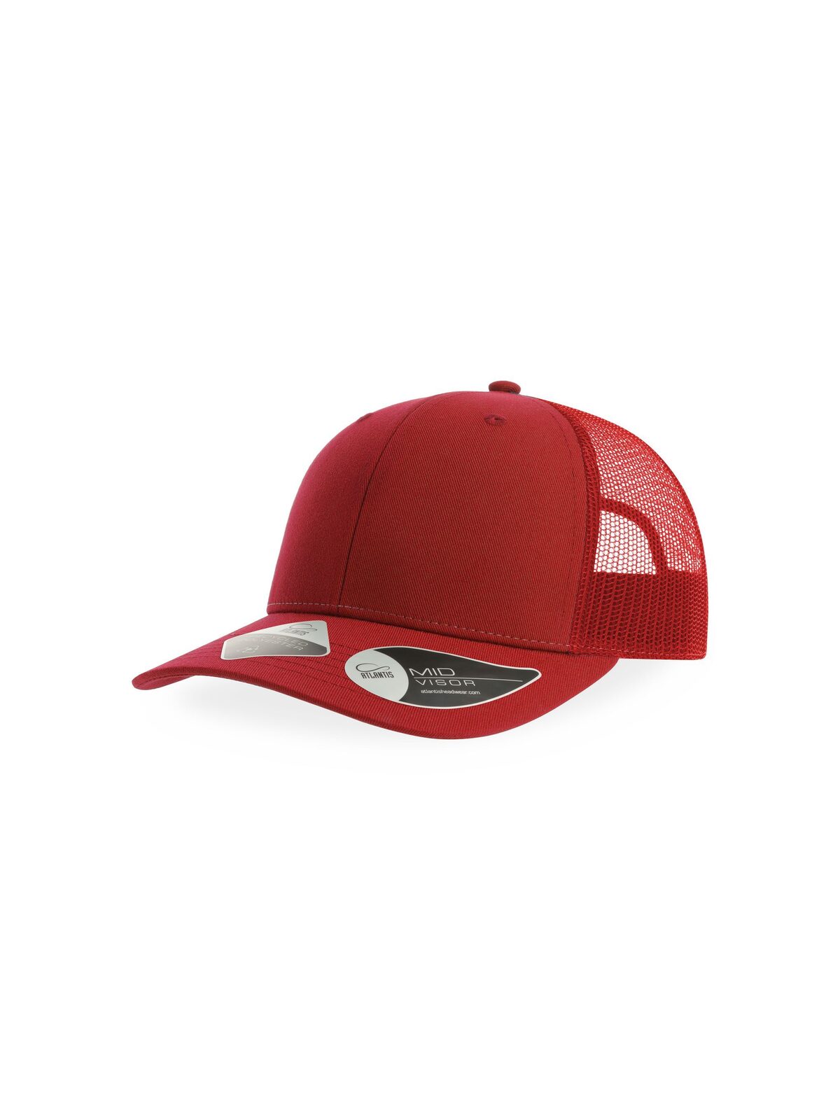 Trucker Caps Bryce Rot-Rot bestickbar und bedruckbar – LA1970