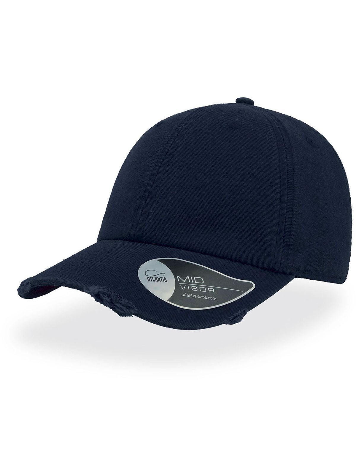 Baseball Caps Dad Hat Destroyed Marineblau bestickbar und bedruckbar – LA1970
