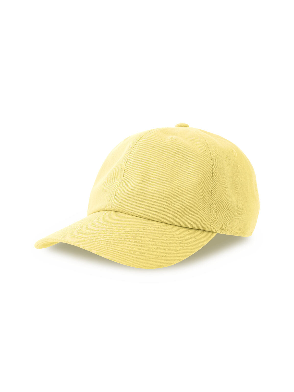 Baseball Caps Dad Hat-S Zitronengelb bestickbar und bedruckbar – LA1970