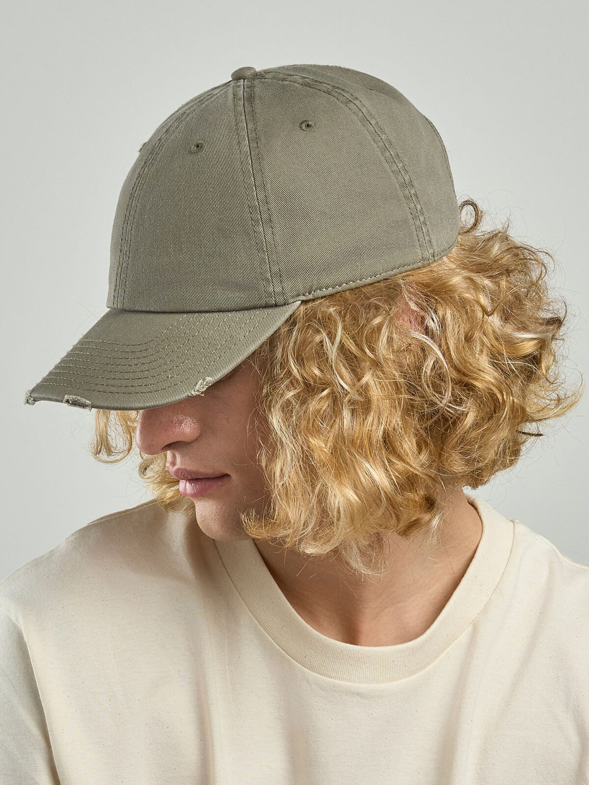 Baseball Caps Dad Hat Destroyed-S  bestickbar und bedruckbar – LA1970