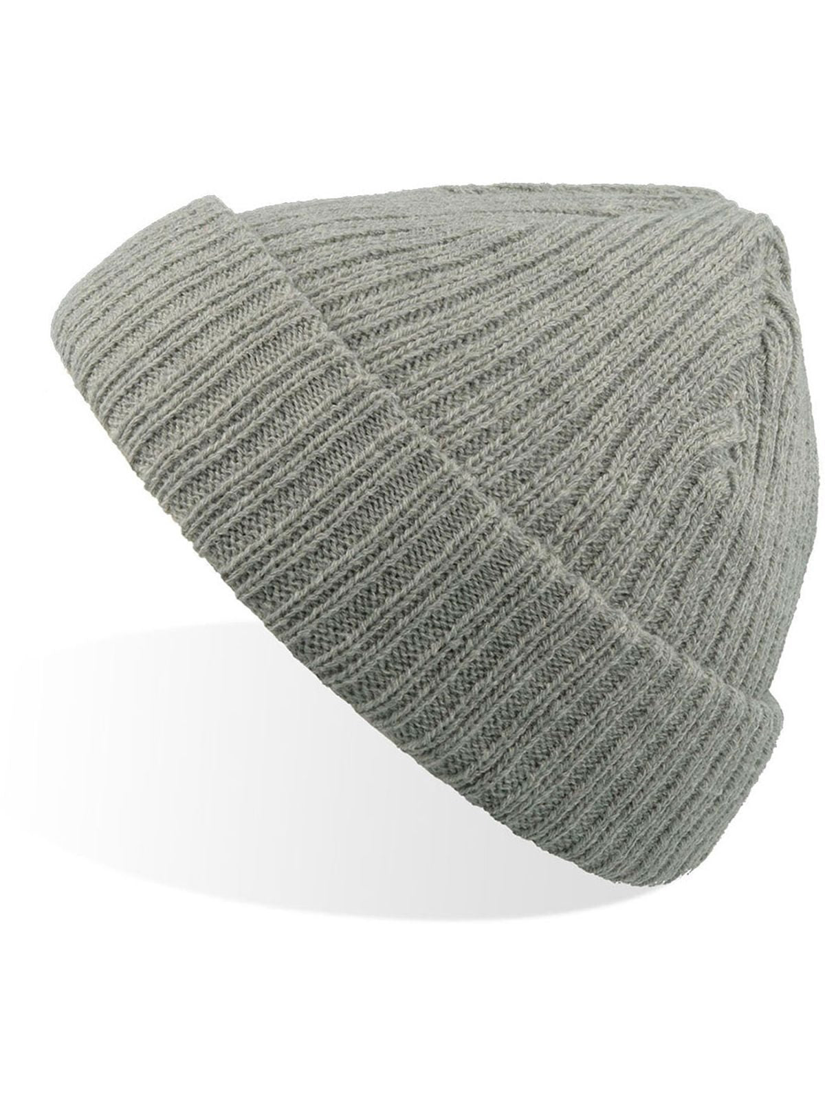 Beanies Docker Grau meliert bestickbar und bedruckbar – LA1970
