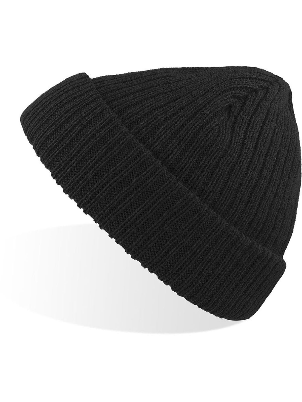 Beanies Docker Schwarz bestickbar und bedruckbar – LA1970