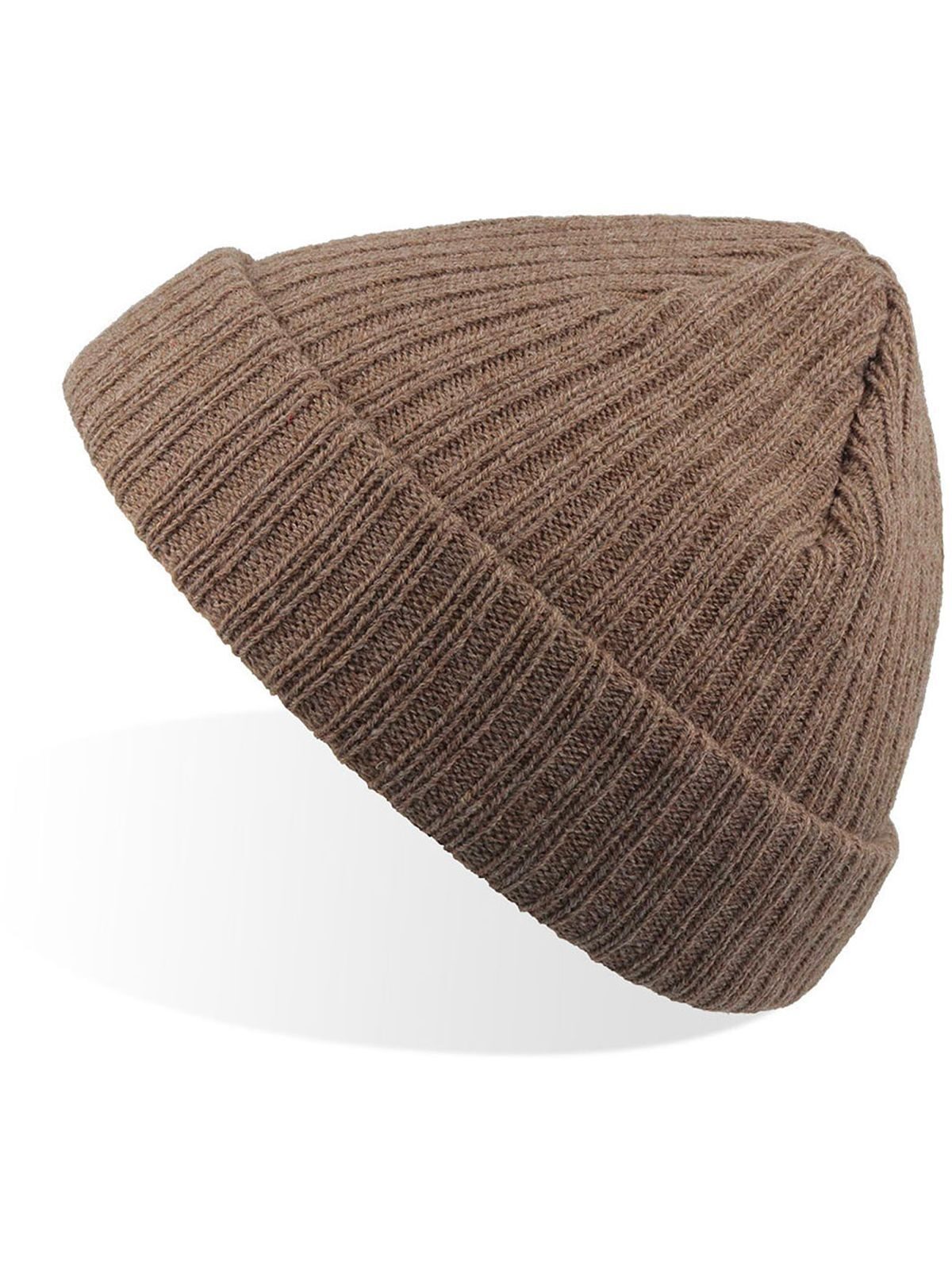 Beanies Docker Tortora melange bestickbar und bedruckbar – LA1970