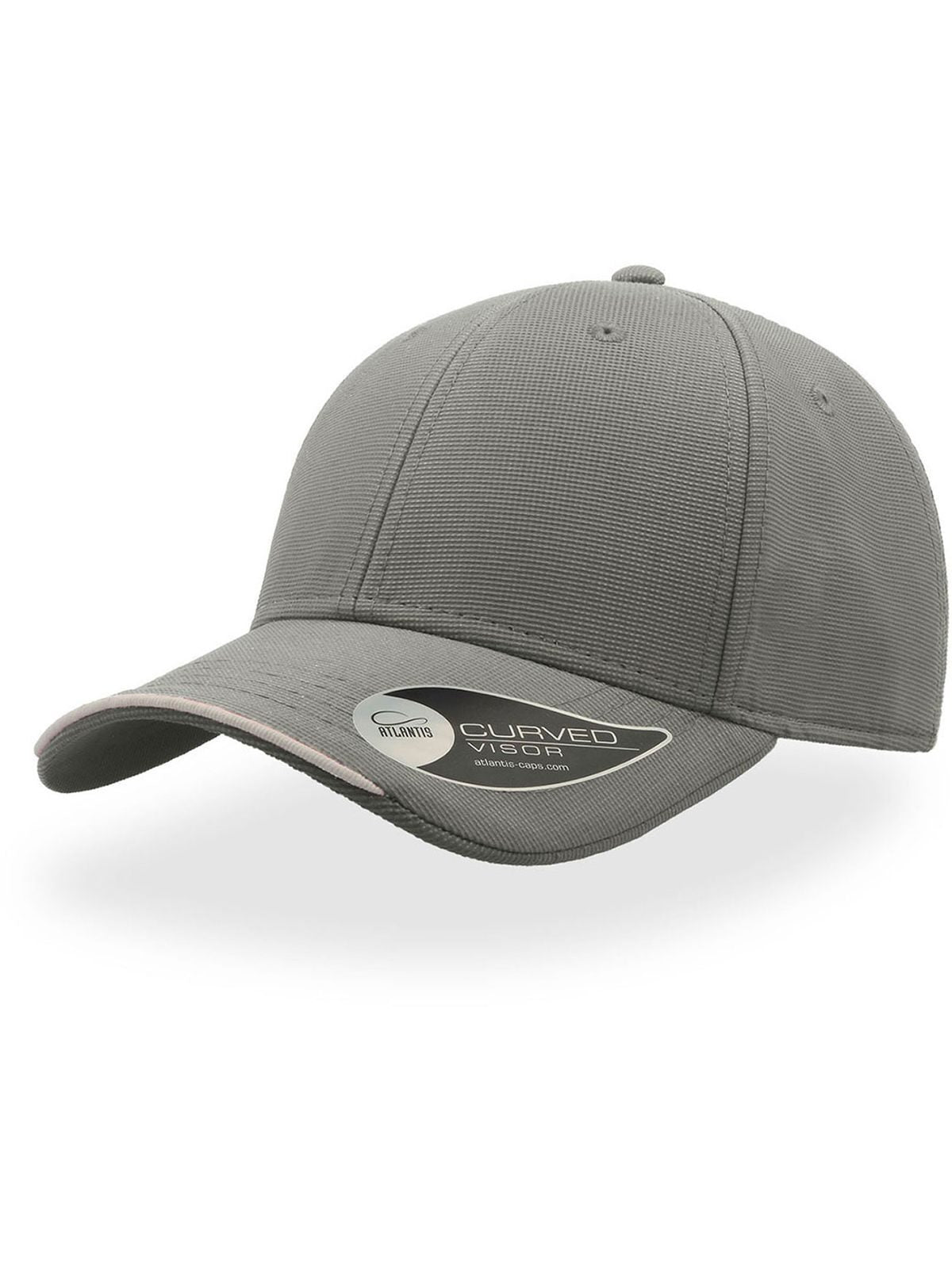 Baseball Caps Estoril Grau bestickbar und bedruckbar – LA1970