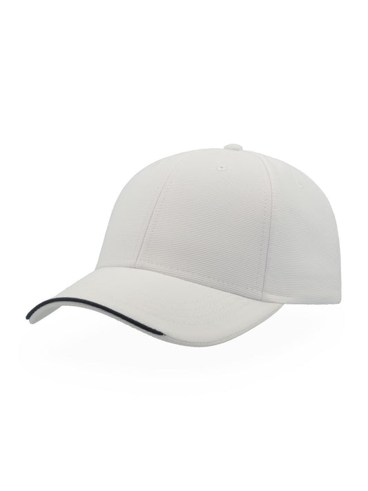 Baseball Caps Estoril-S Weiß bestickbar und bedruckbar – LA1970
