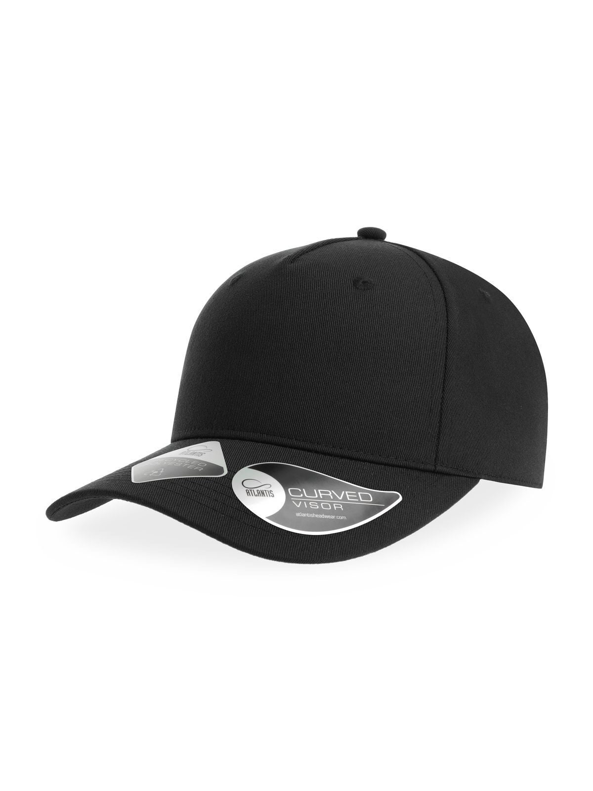 Baseball Caps Fiji Schwarz bestickbar und bedruckbar – LA1970