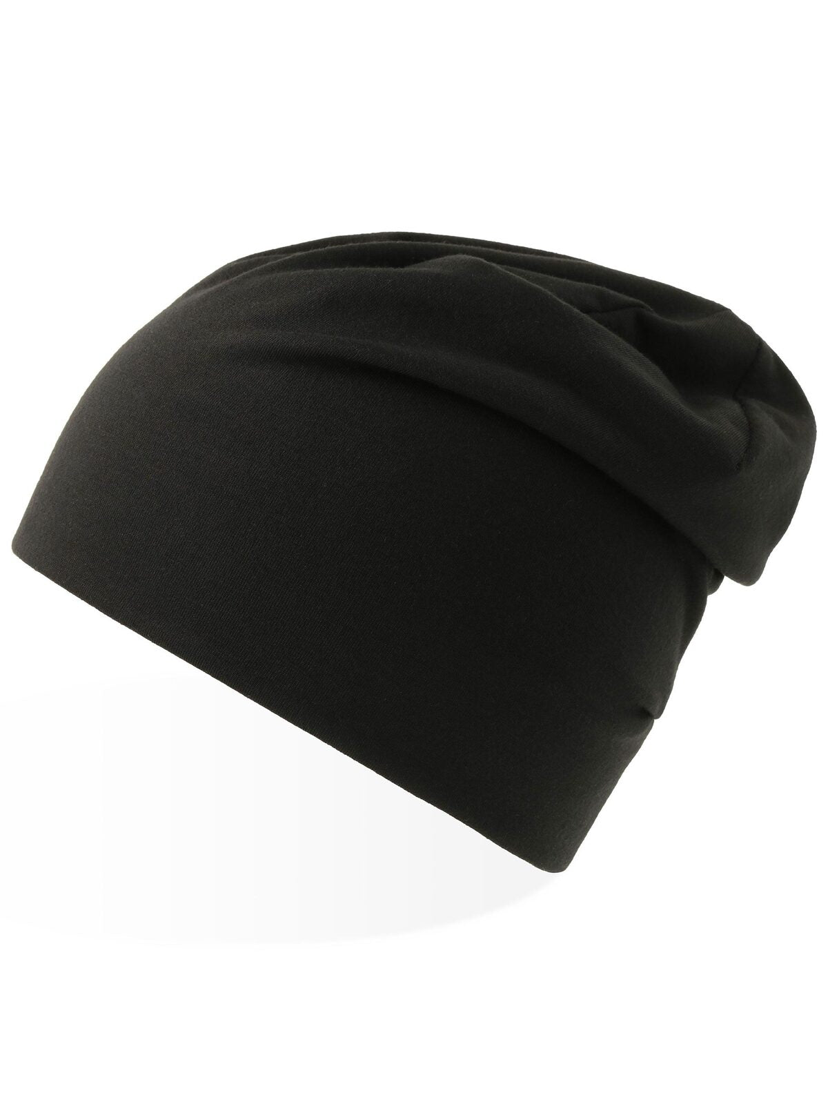 Beanies Flash-S Schwarz bestickbar und bedruckbar – LA1970