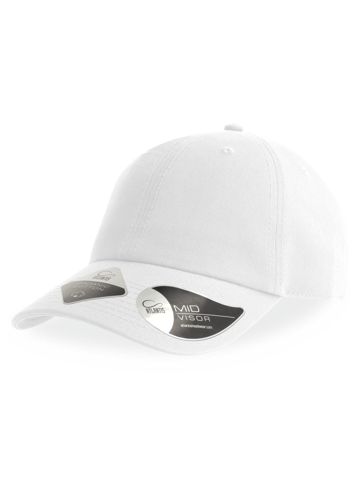 Baseball Caps Fraser Weiß bestickbar und bedruckbar – LA1970