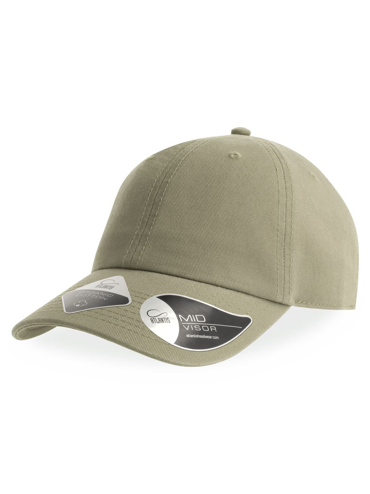 Baseball Caps Fraser Khaki bestickbar und bedruckbar – LA1970