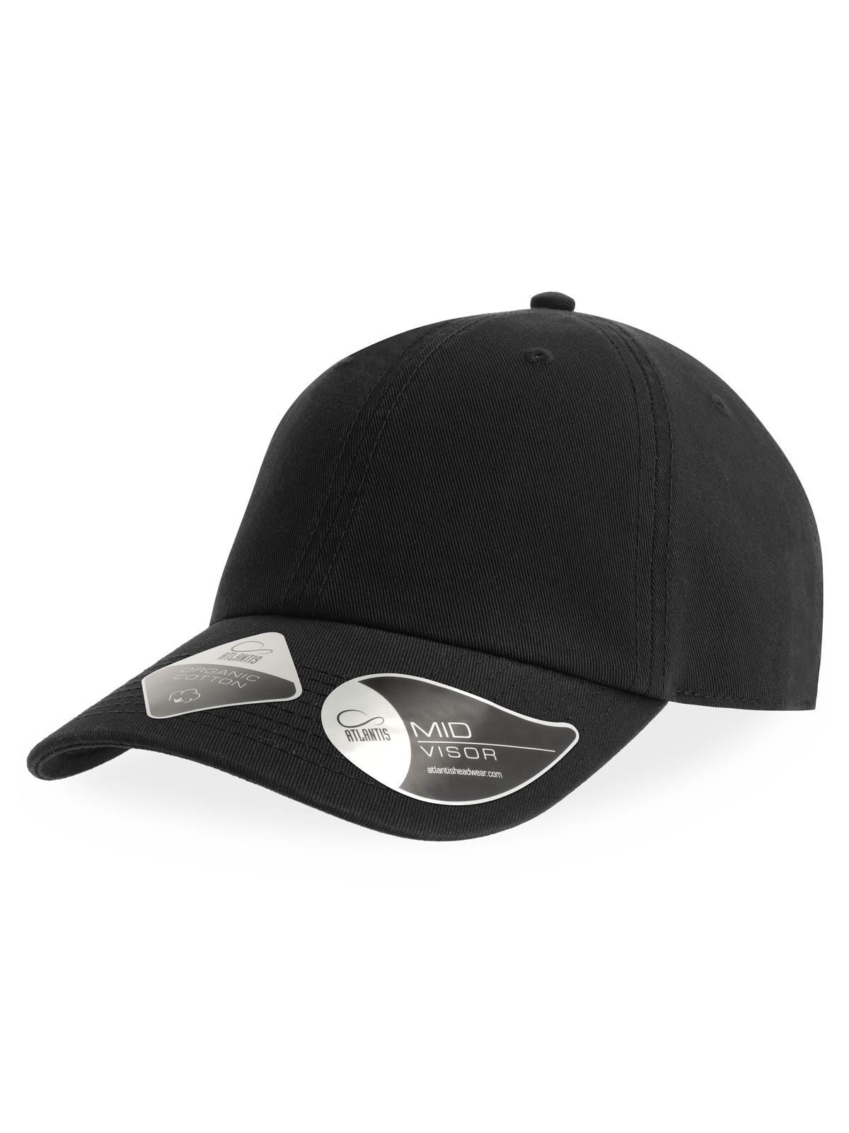 Baseball Caps Fraser Schwarz bestickbar und bedruckbar – LA1970