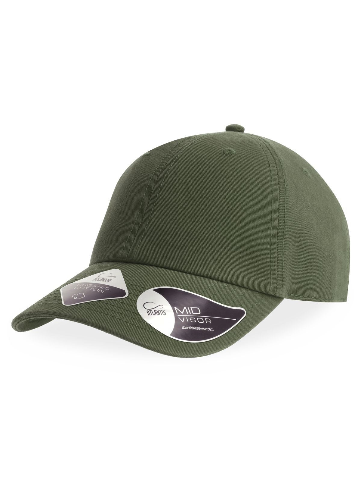 Baseball Caps Fraser Oliv bestickbar und bedruckbar – LA1970