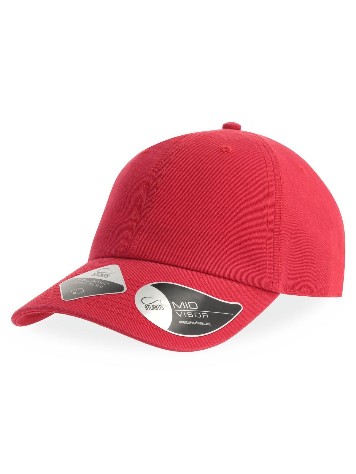 Baseball Caps Fraser Rot bestickbar und bedruckbar – LA1970