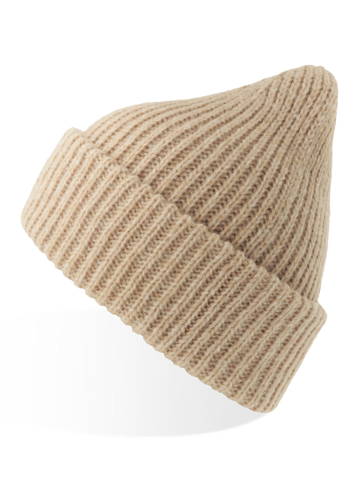 Beanies Gorely beige melange bestickbar und bedruckbar – LA1970