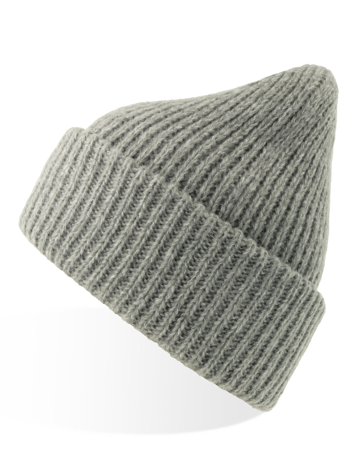 Beanies Gorely Hellgrau meliert bestickbar und bedruckbar – LA1970