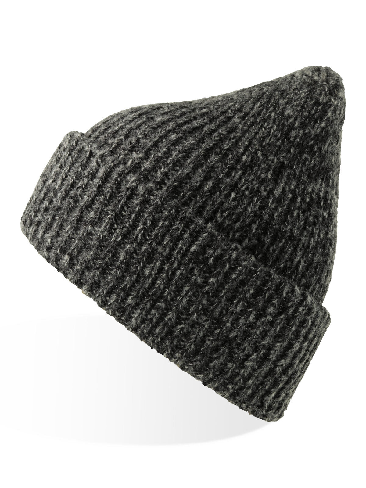 Beanies Gorely Schwarz meliert bestickbar und bedruckbar – LA1970