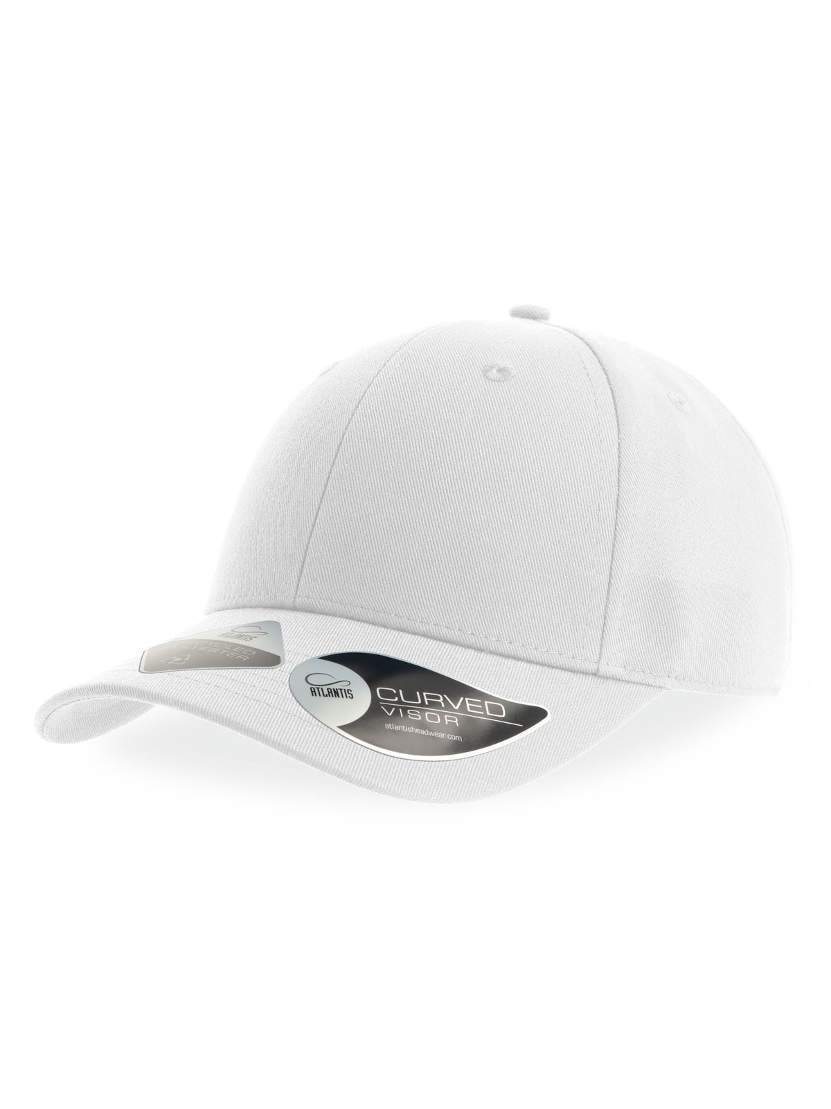 Baseball Caps Joshua Weiß bestickbar und bedruckbar – LA1970