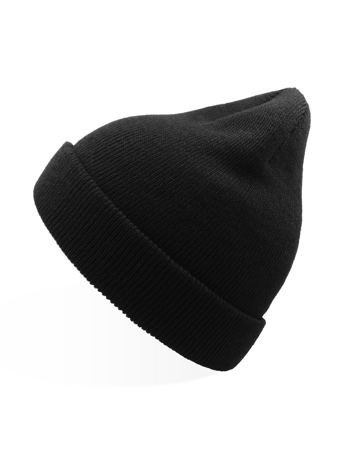 Beanies Kid Wind-S Schwarz bestickbar und bedruckbar – LA1970