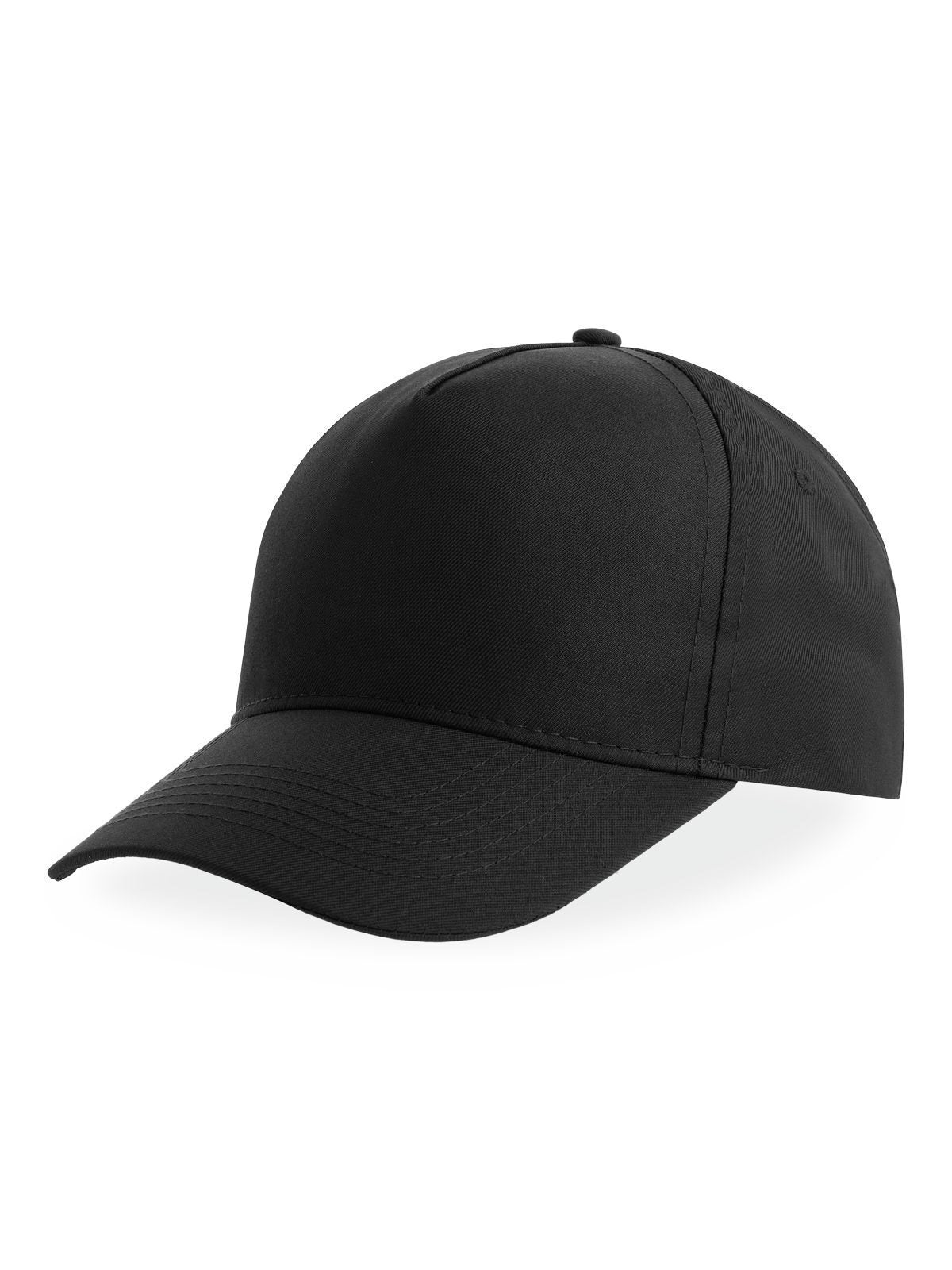 Baseball Caps Kid Recy Five Schwarz bestickbar und bedruckbar – LA1970