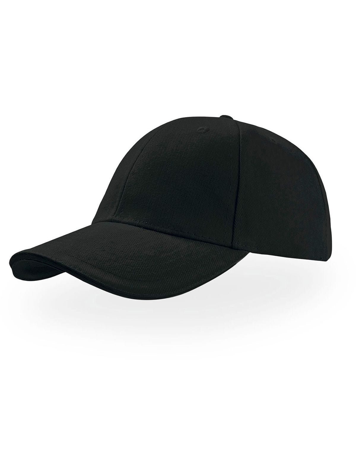 Baseball Caps Liberty Sandwich Schwarz-Schwarz bestickbar und bedruckbar – LA1970