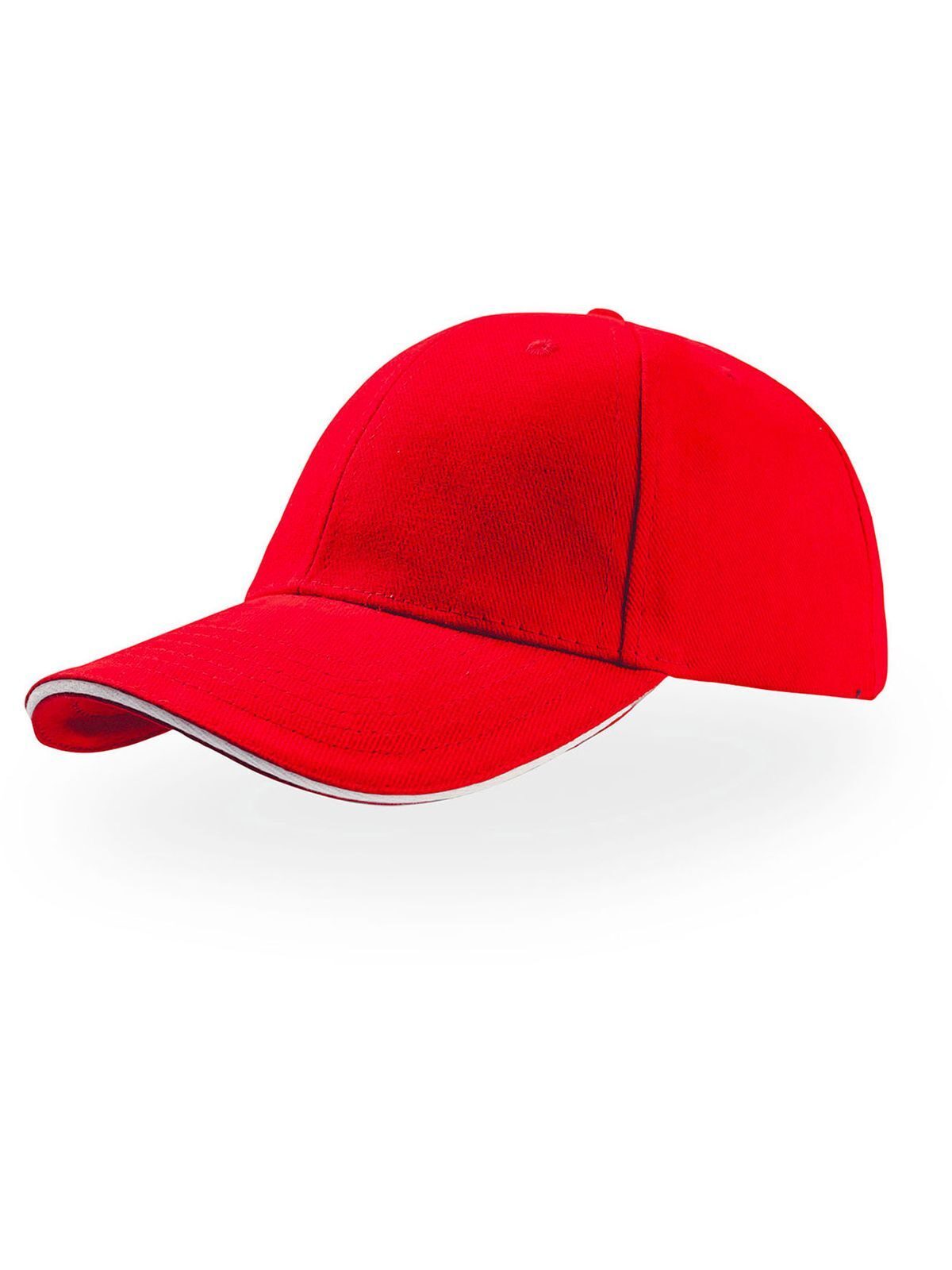 Baseball Caps Liberty Sandwich Rot bestickbar und bedruckbar – LA1970