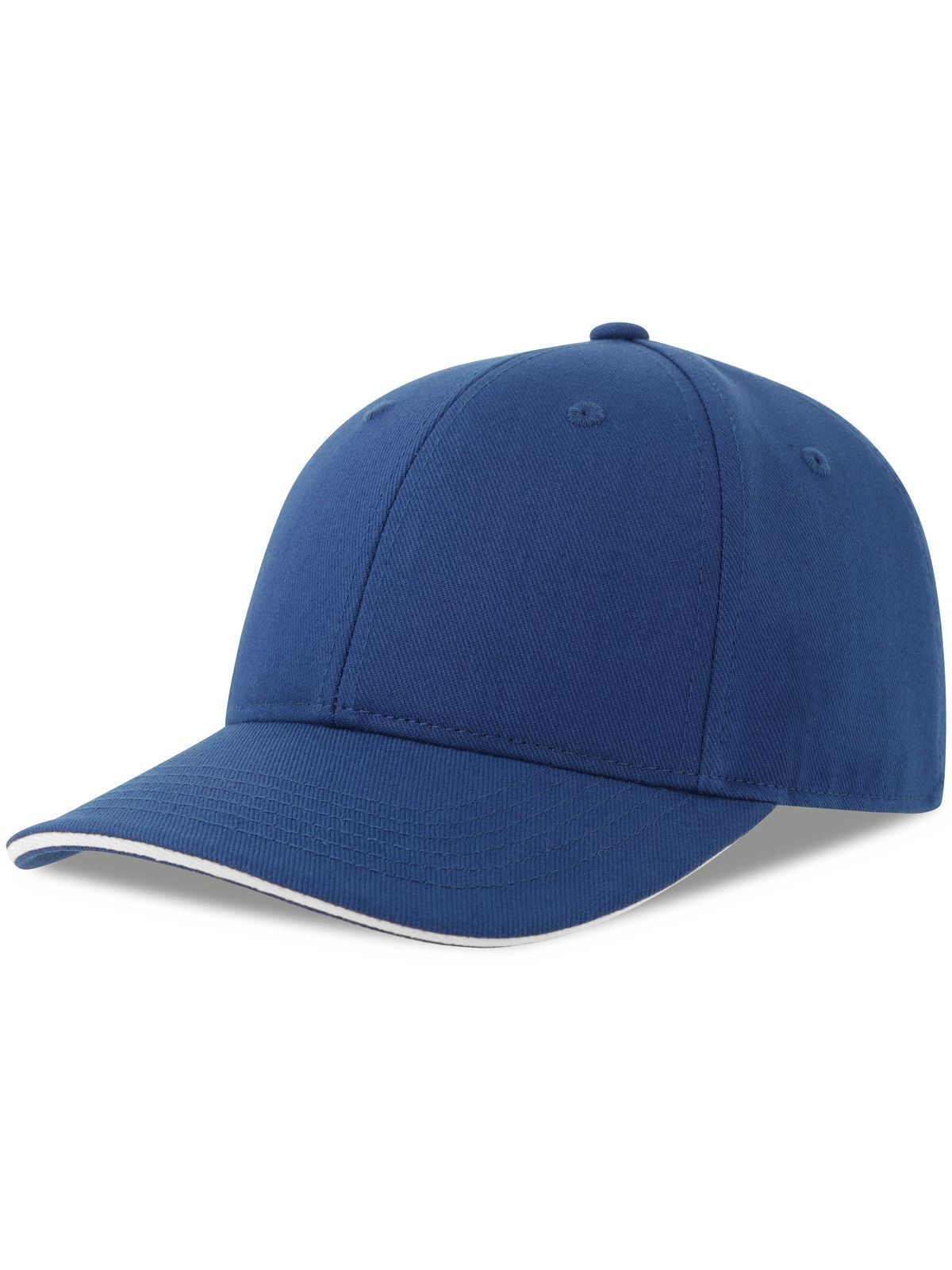 Baseball Caps Liberty Sandwich-S Royalblaublau-Weiß bestickbar und bedruckbar – LA1970