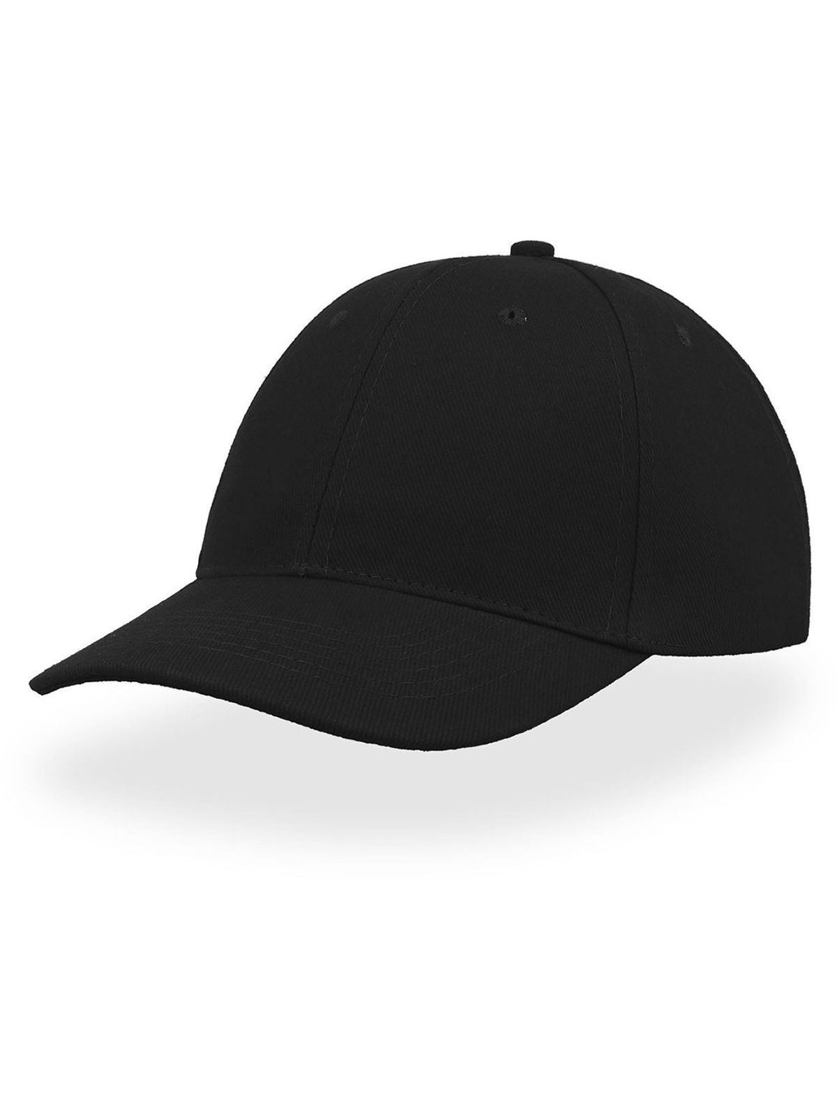 Baseball Caps Liberty Six Schwarz bestickbar und bedruckbar – LA1970