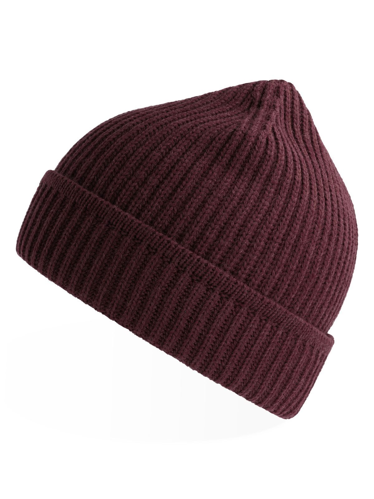 Beanies Maple burgundy melange bestickbar und bedruckbar – LA1970