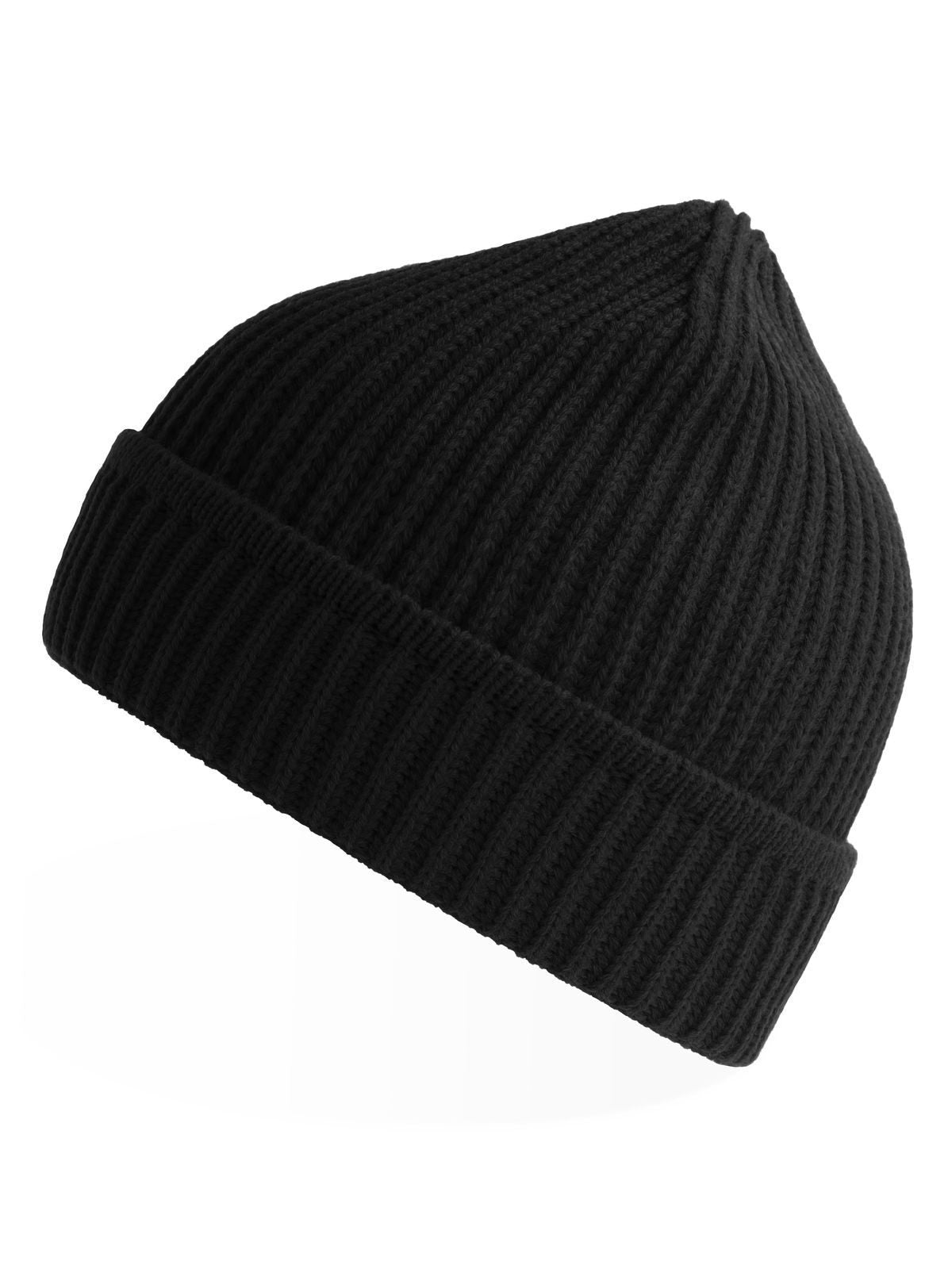 Beanies Maple Schwarz bestickbar und bedruckbar – LA1970