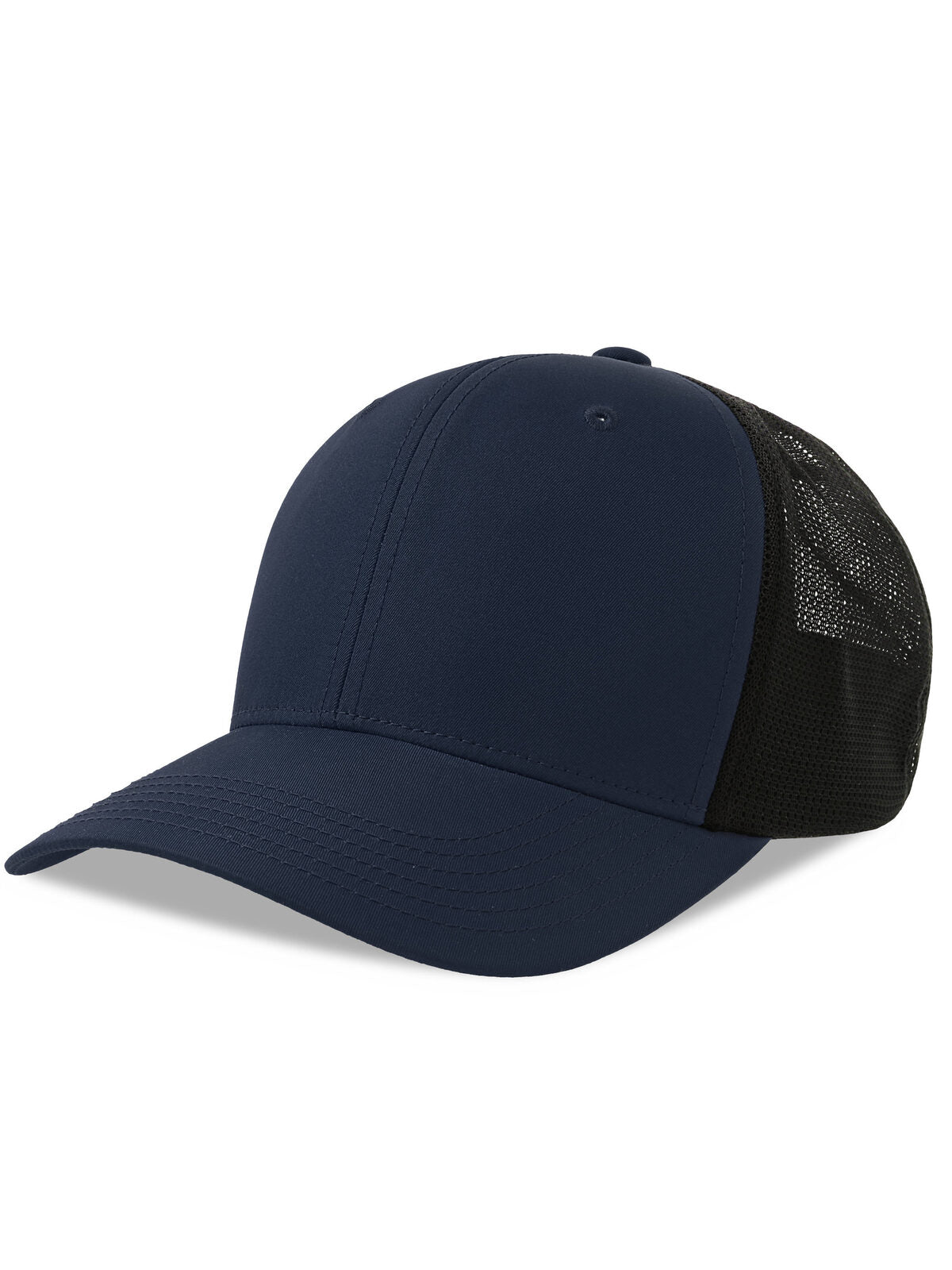 Baseball Caps Nila Marineblau-Schwarz bestickbar und bedruckbar – LA1970