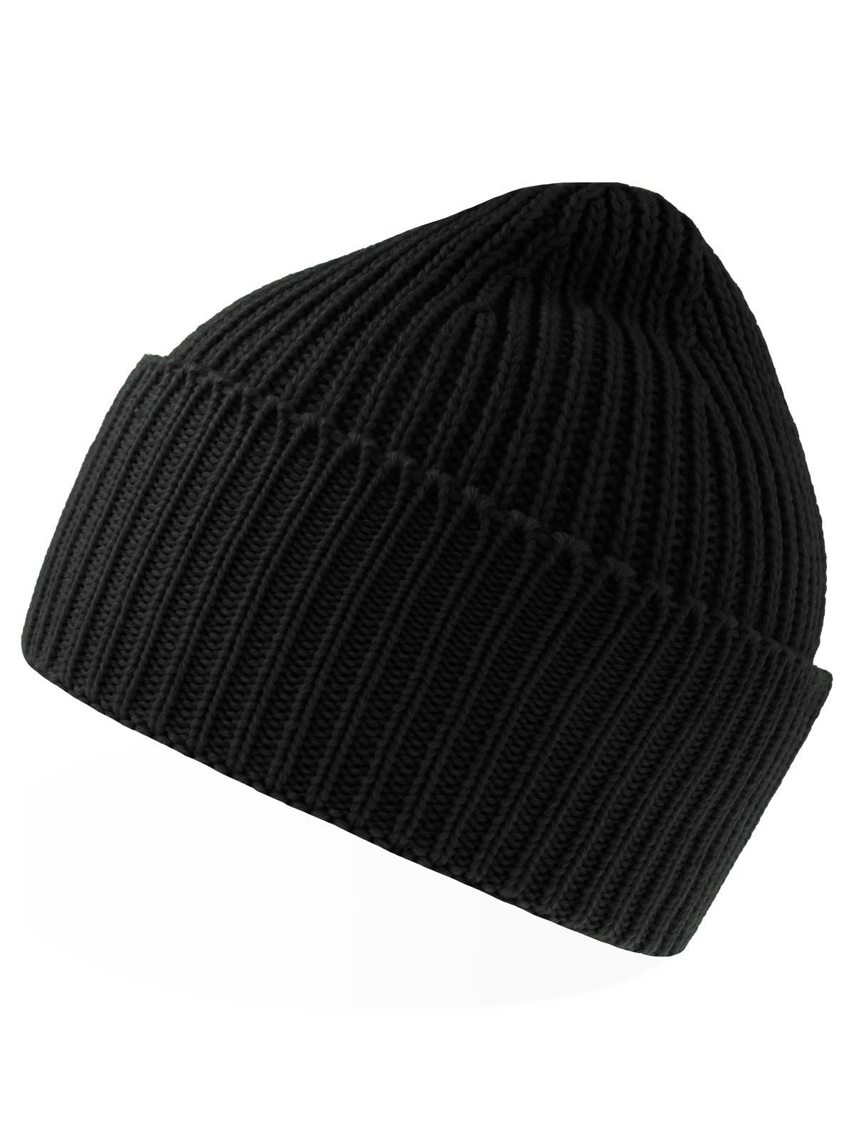 Beanies Oak Schwarz bestickbar und bedruckbar – LA1970