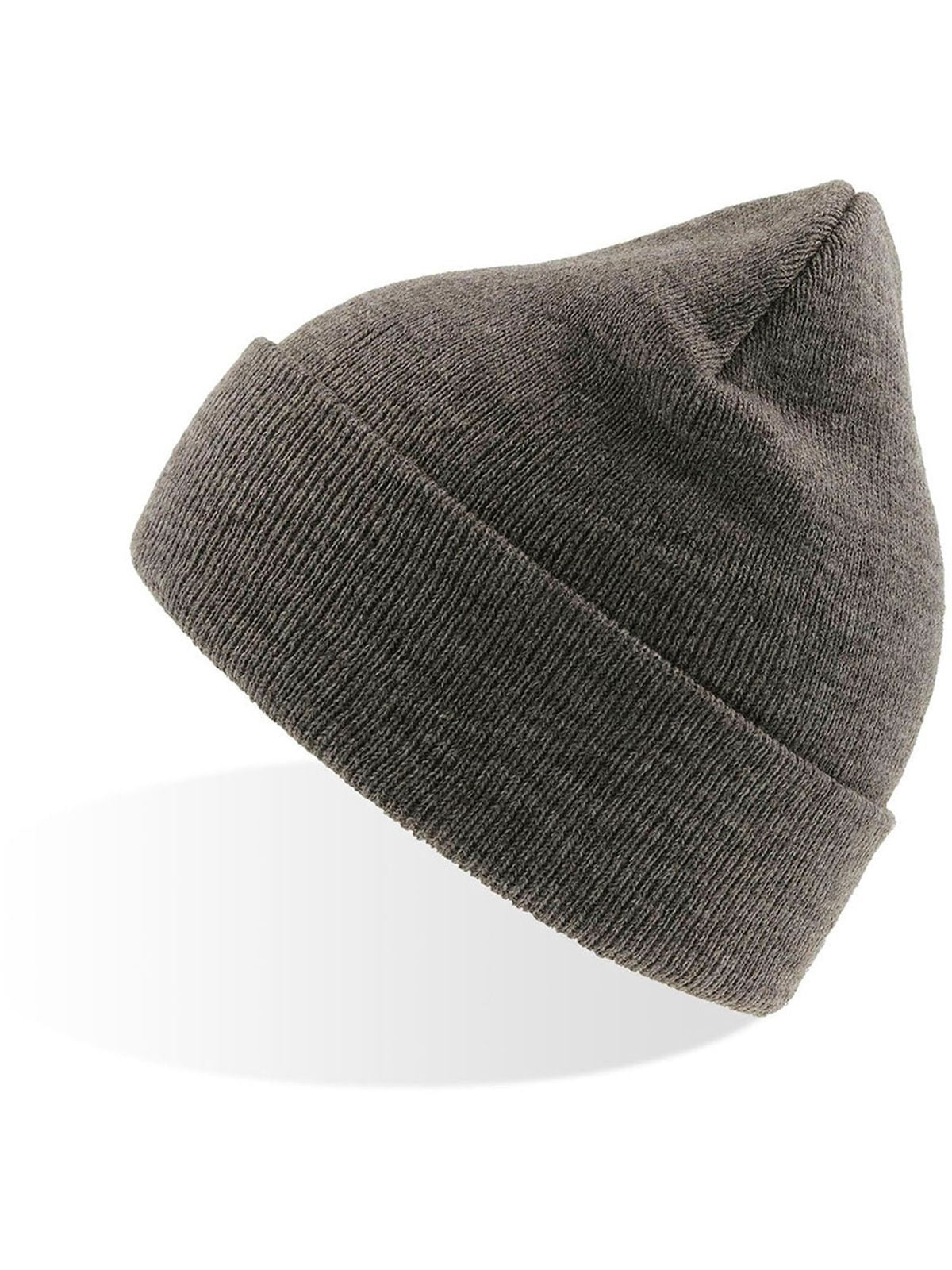 Beanies Eko Beanie Grau meliert bestickbar und bedruckbar – LA1970