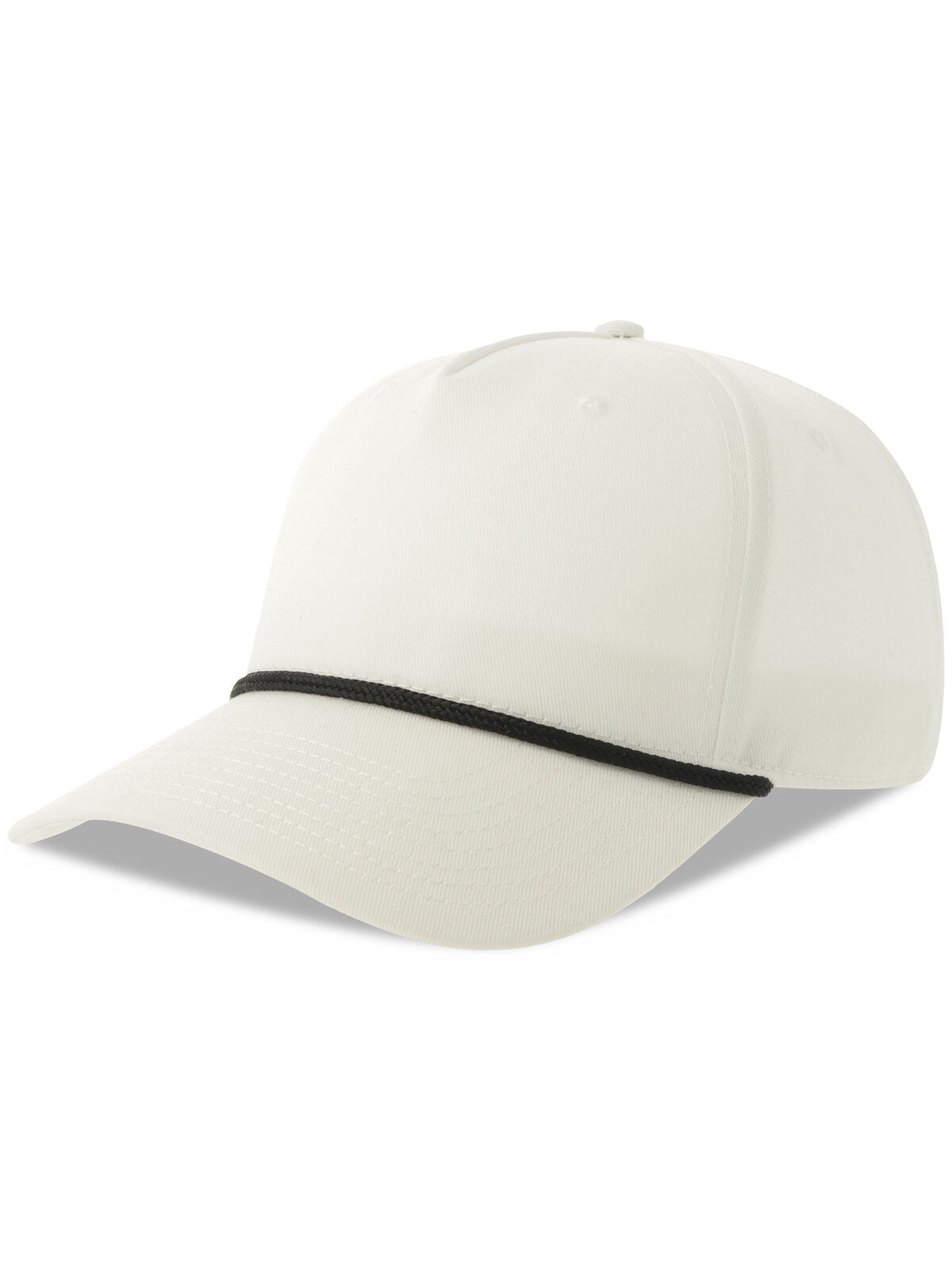 Baseball Caps Paka Weiß-Schwarz bestickbar und bedruckbar – LA1970