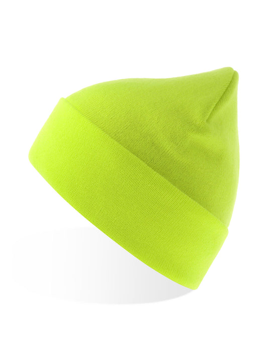 Beanies Pier-S Neongelb bestickbar und bedruckbar – LA1970