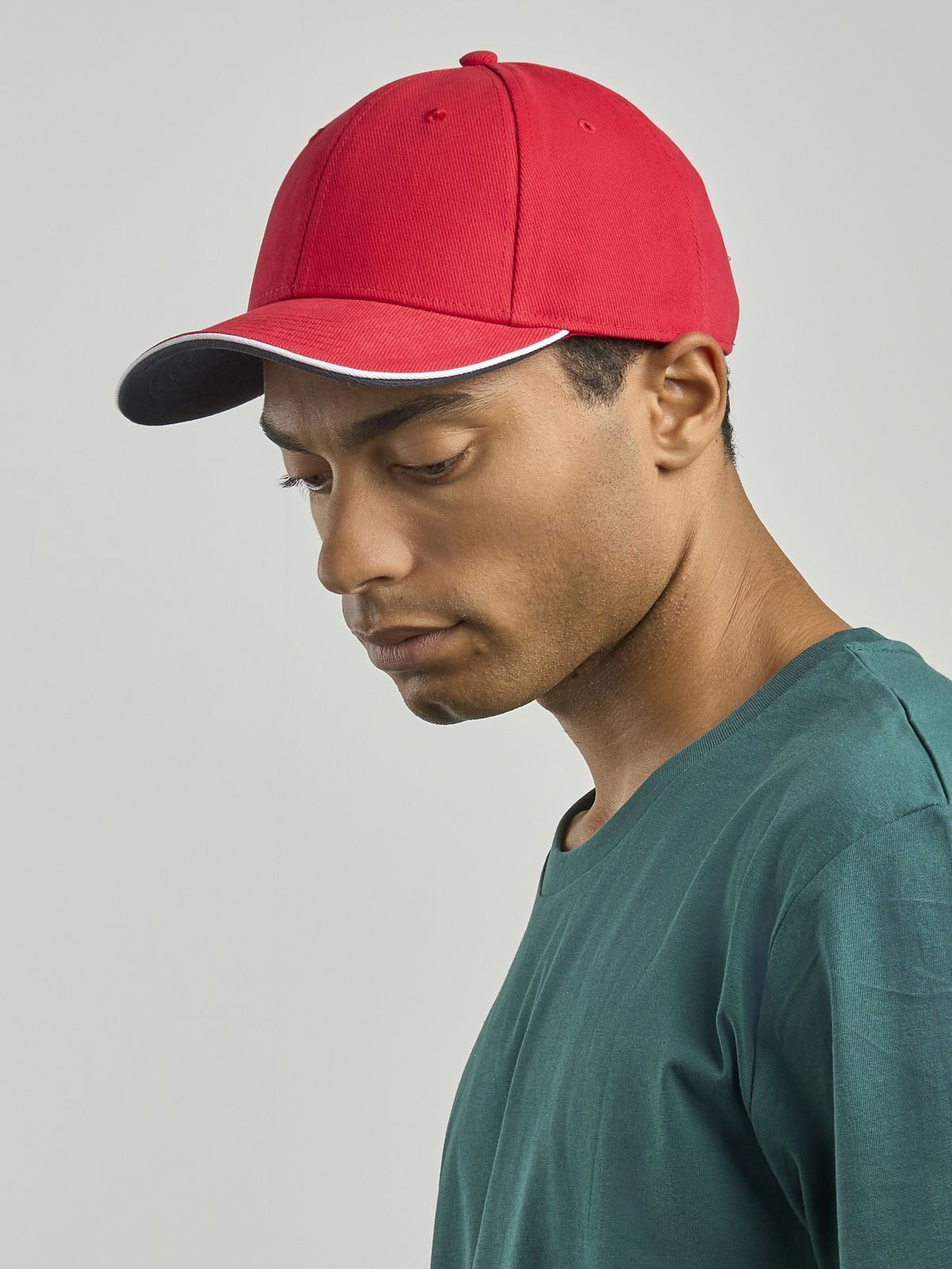 Baseball Caps Pilot Piping Sandwich  bestickbar und bedruckbar – LA1970