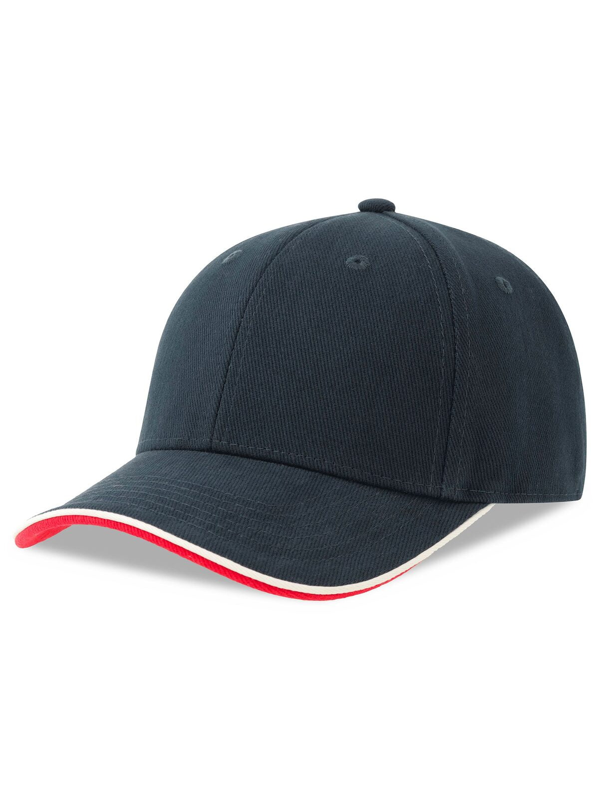 Baseball Caps Pilot Piping Sandwich-S Marineblau bestickbar und bedruckbar – LA1970