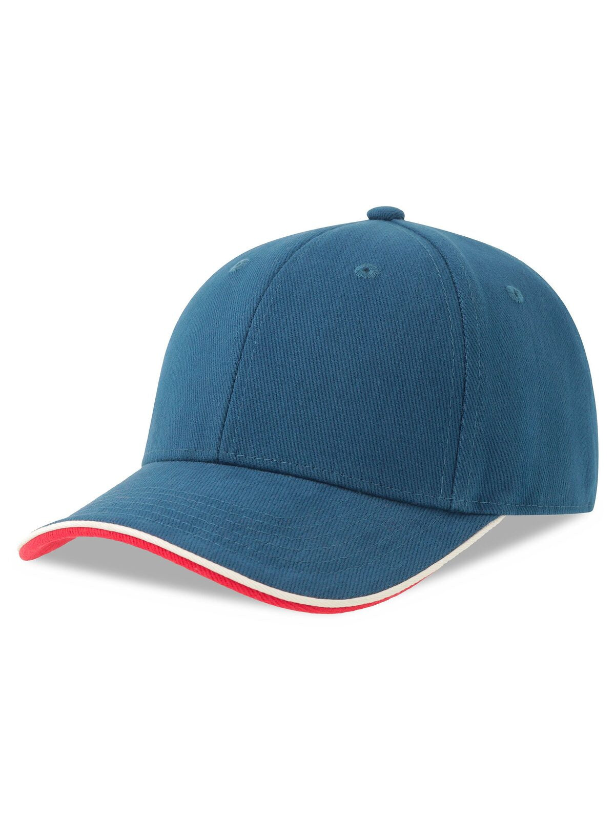 Baseball Caps Pilot Piping Sandwich-S Royalblaublau bestickbar und bedruckbar – LA1970