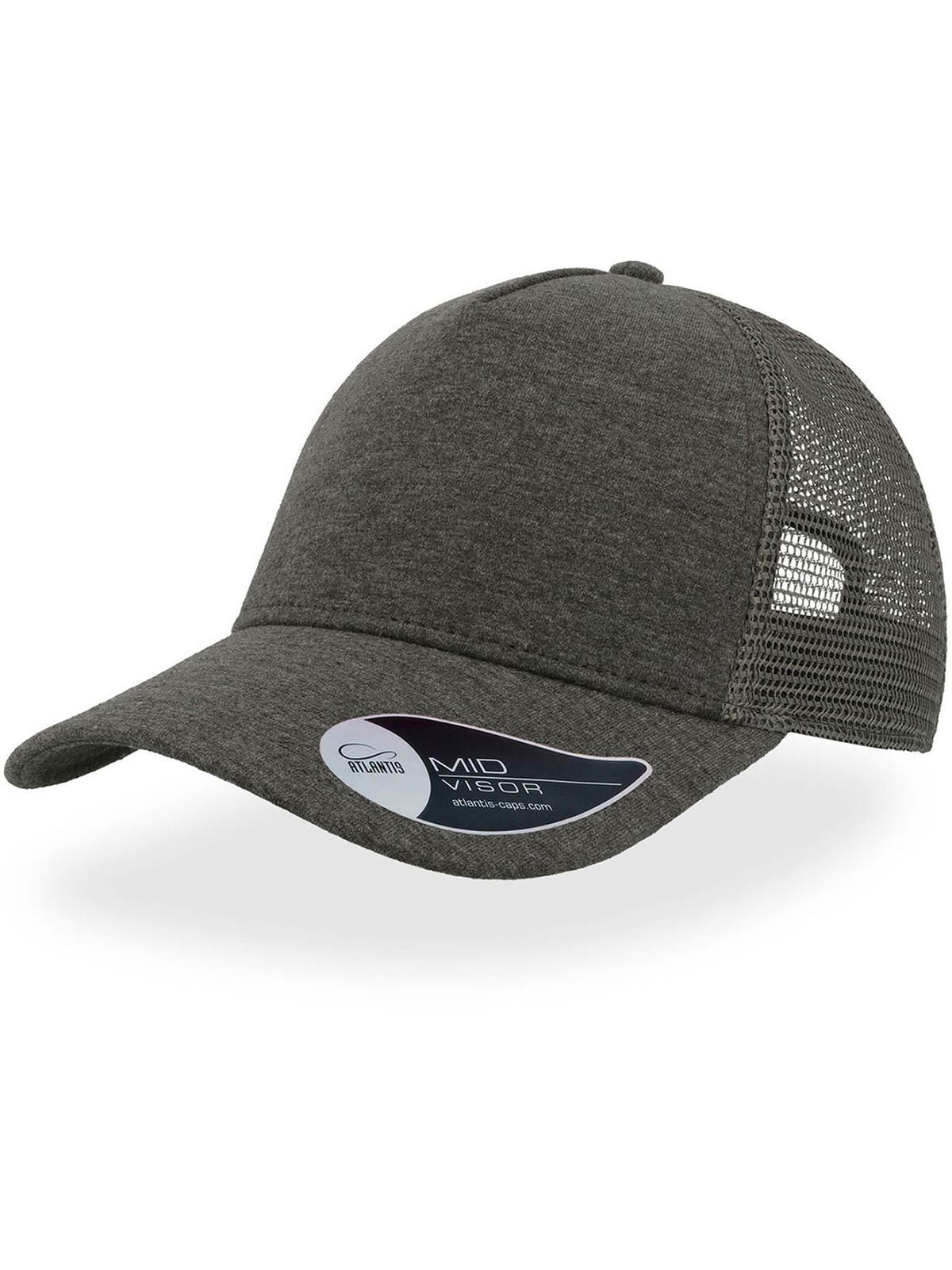 Trucker Caps Rapper Jersey Dunkelgrau bestickbar und bedruckbar – LA1970