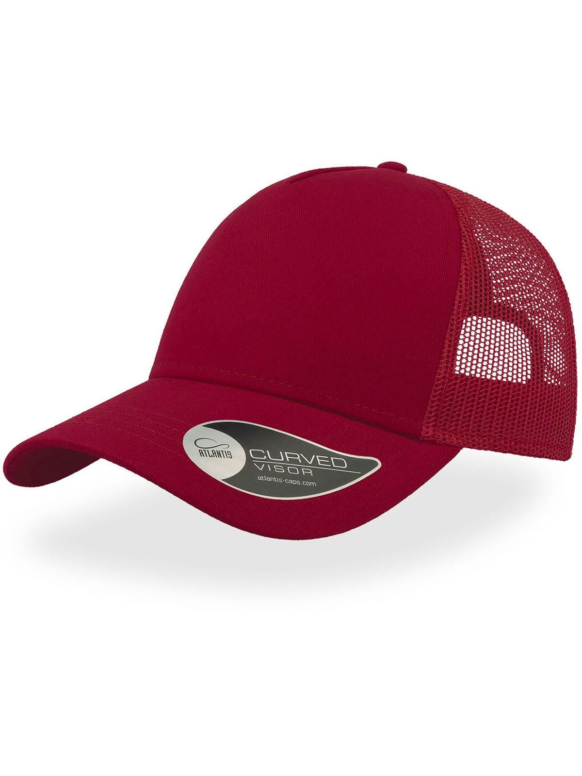 Trucker Caps Rapper Cotton burgundy-burgundy bestickbar und bedruckbar – LA1970