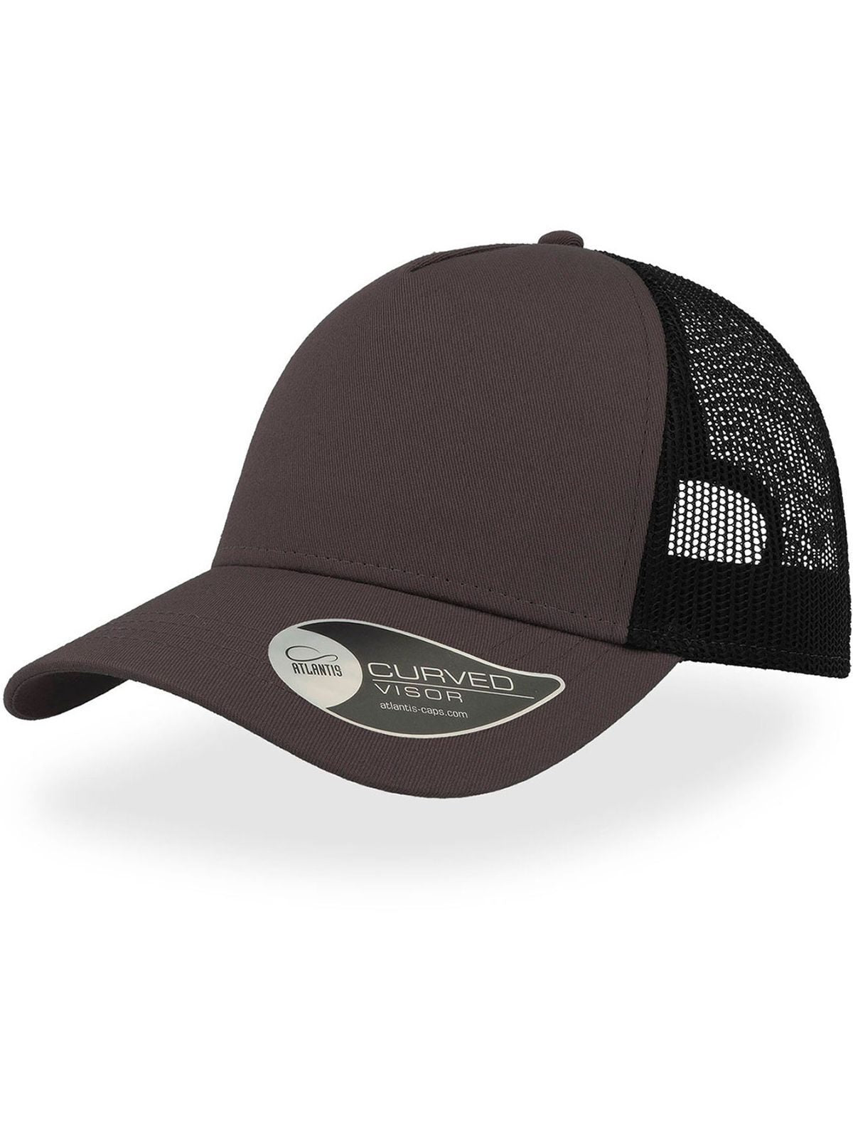 Trucker Caps Rapper Cotton dark Grau-Schwarz bestickbar und bedruckbar – LA1970