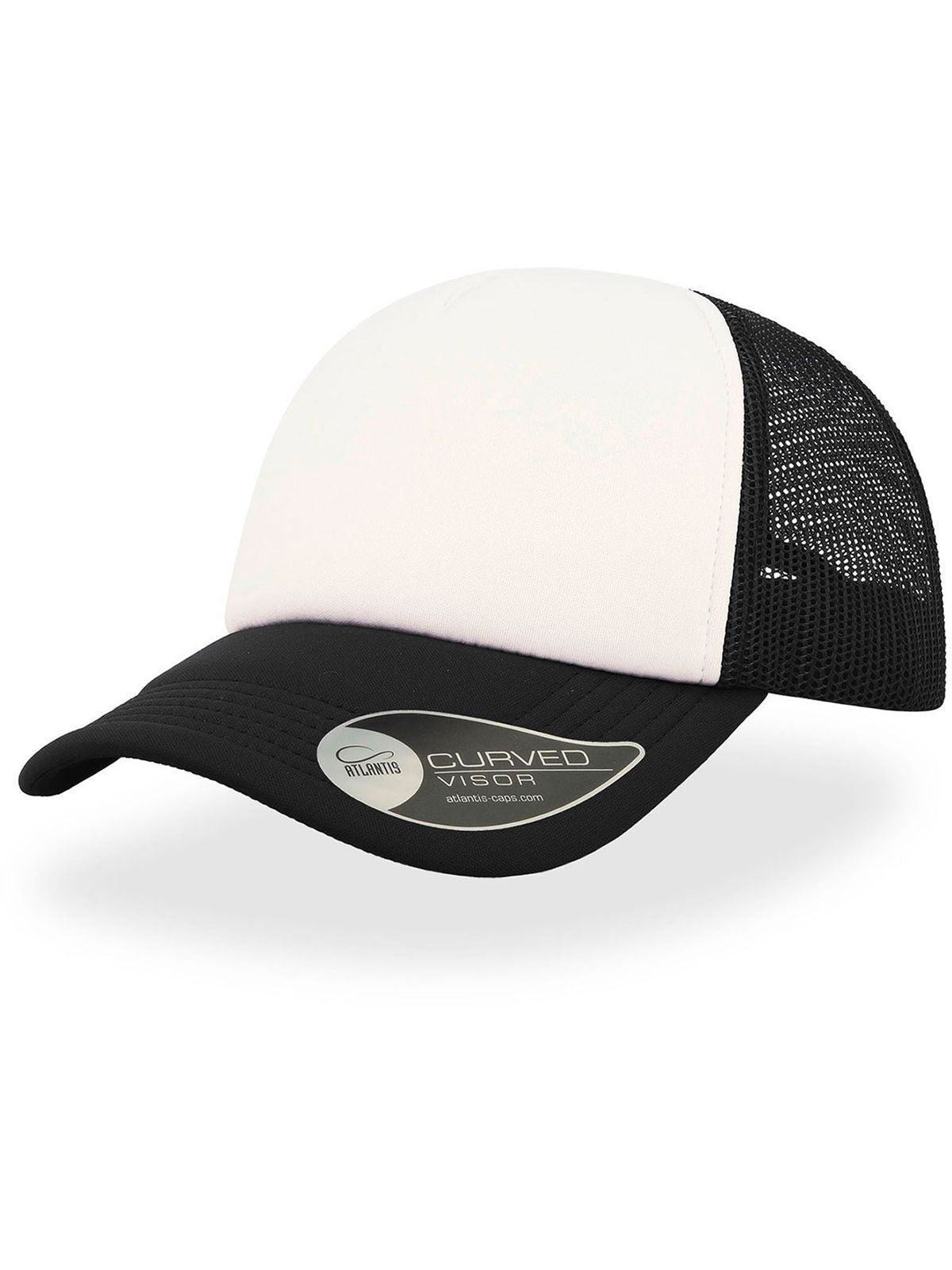 Trucker Caps Rapper Schwarz bestickbar und bedruckbar – LA1970