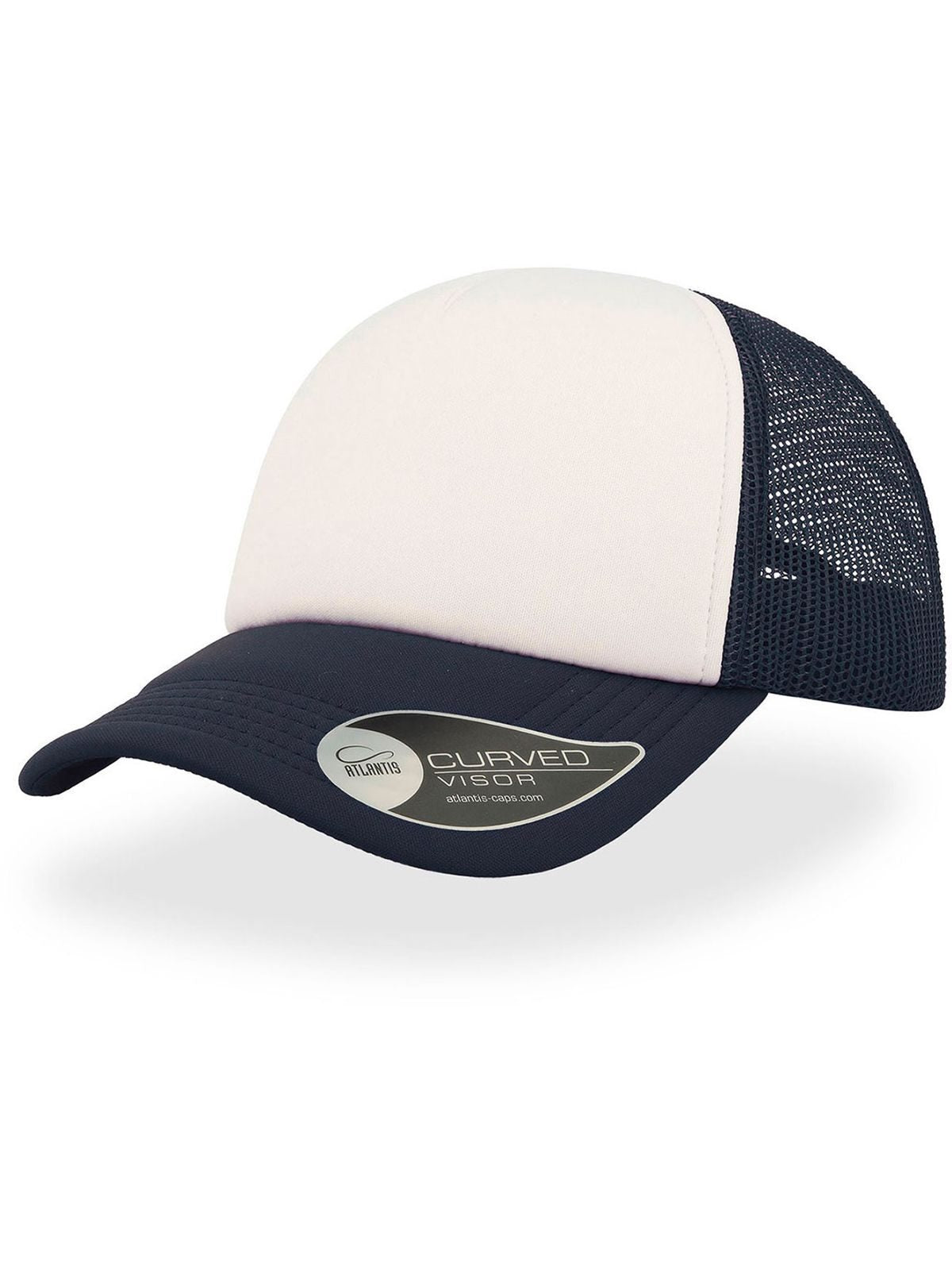 Trucker Caps Rapper Marineblau bestickbar und bedruckbar – LA1970
