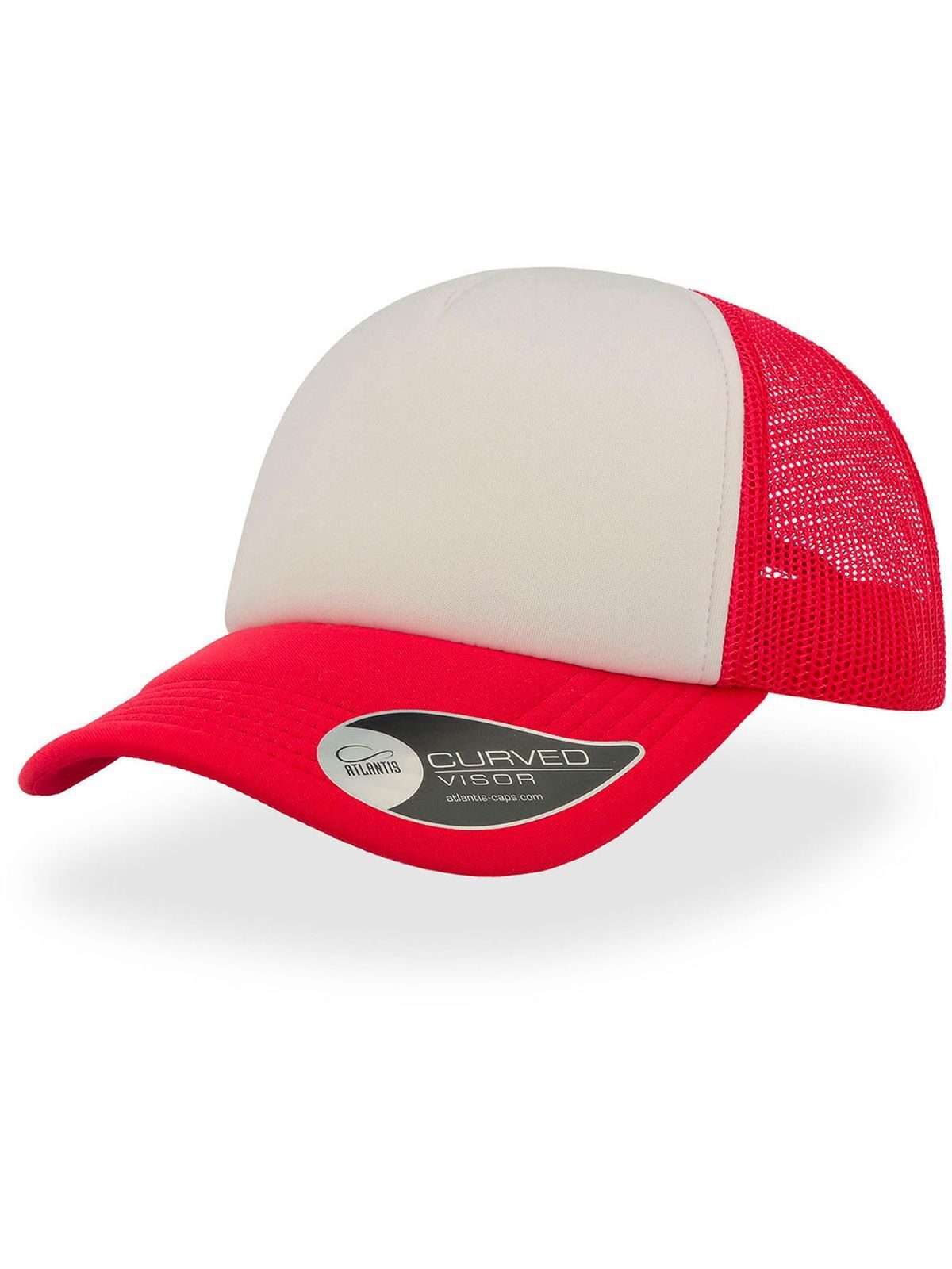 Trucker Caps Rapper Rot bestickbar und bedruckbar – LA1970