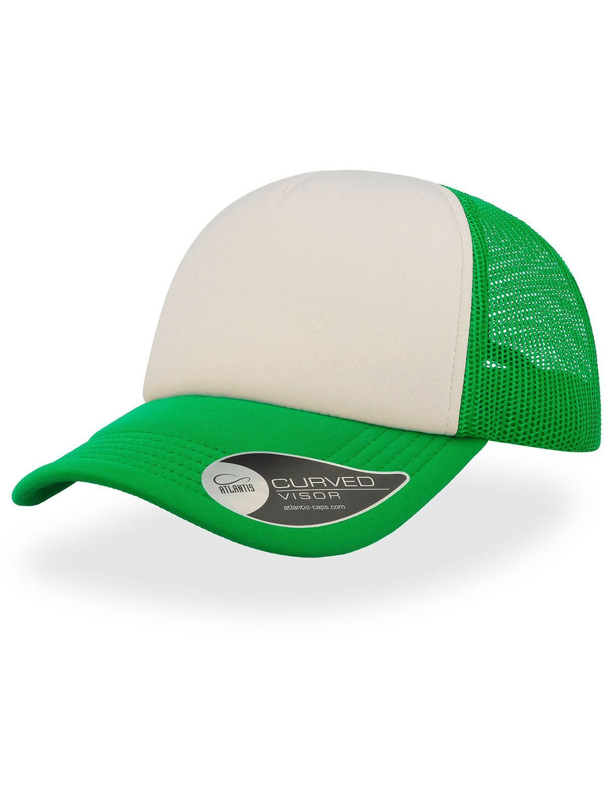 Trucker Caps Rapper Grün bestickbar und bedruckbar – LA1970