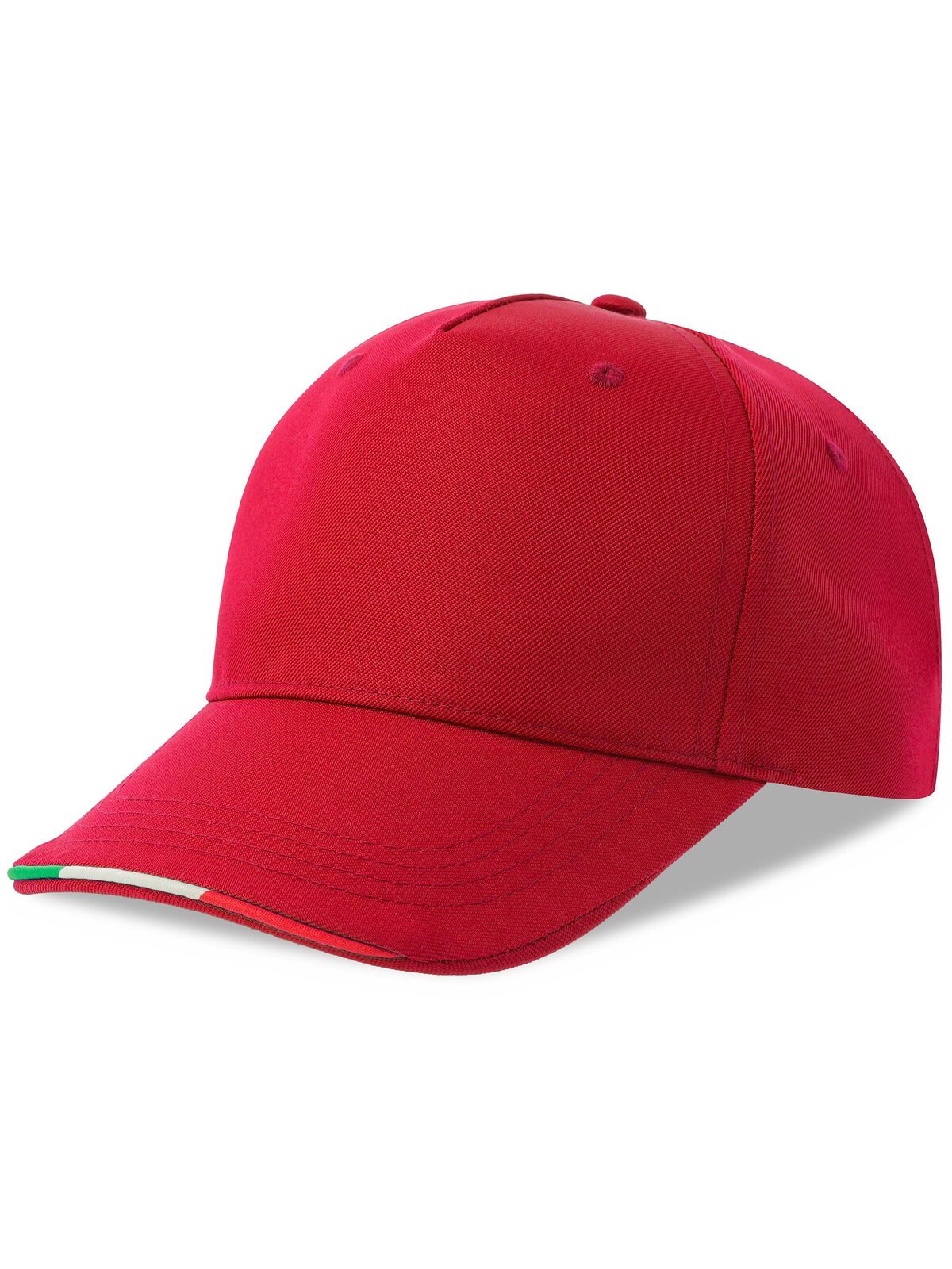 Baseball Caps Recy Five Italia Rot bestickbar und bedruckbar – LA1970