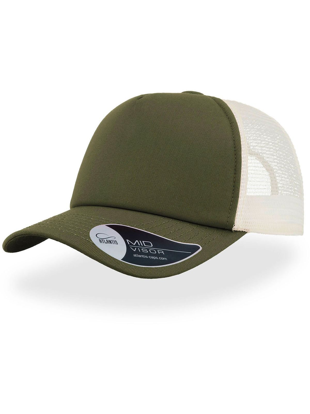 Trucker Caps Record Oliv bestickbar und bedruckbar – LA1970