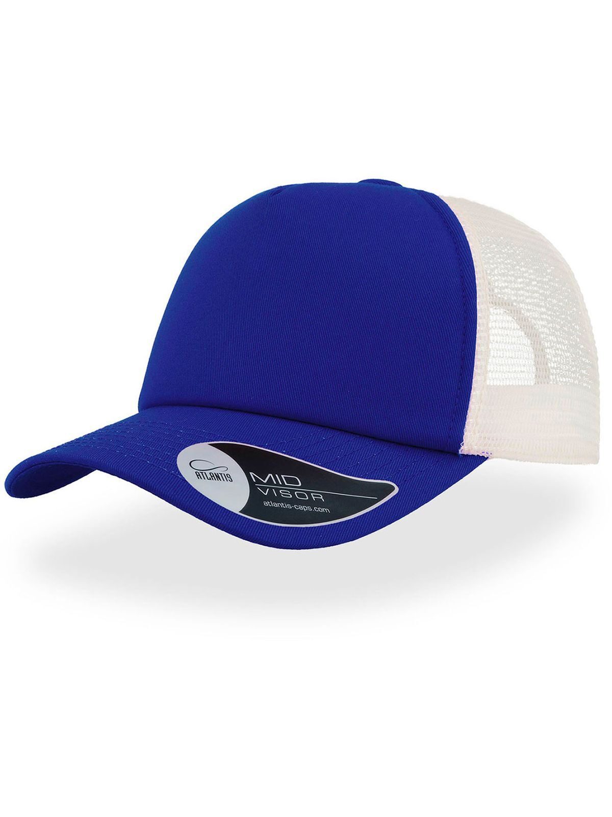 Trucker Caps Record Royalblaublau bestickbar und bedruckbar – LA1970