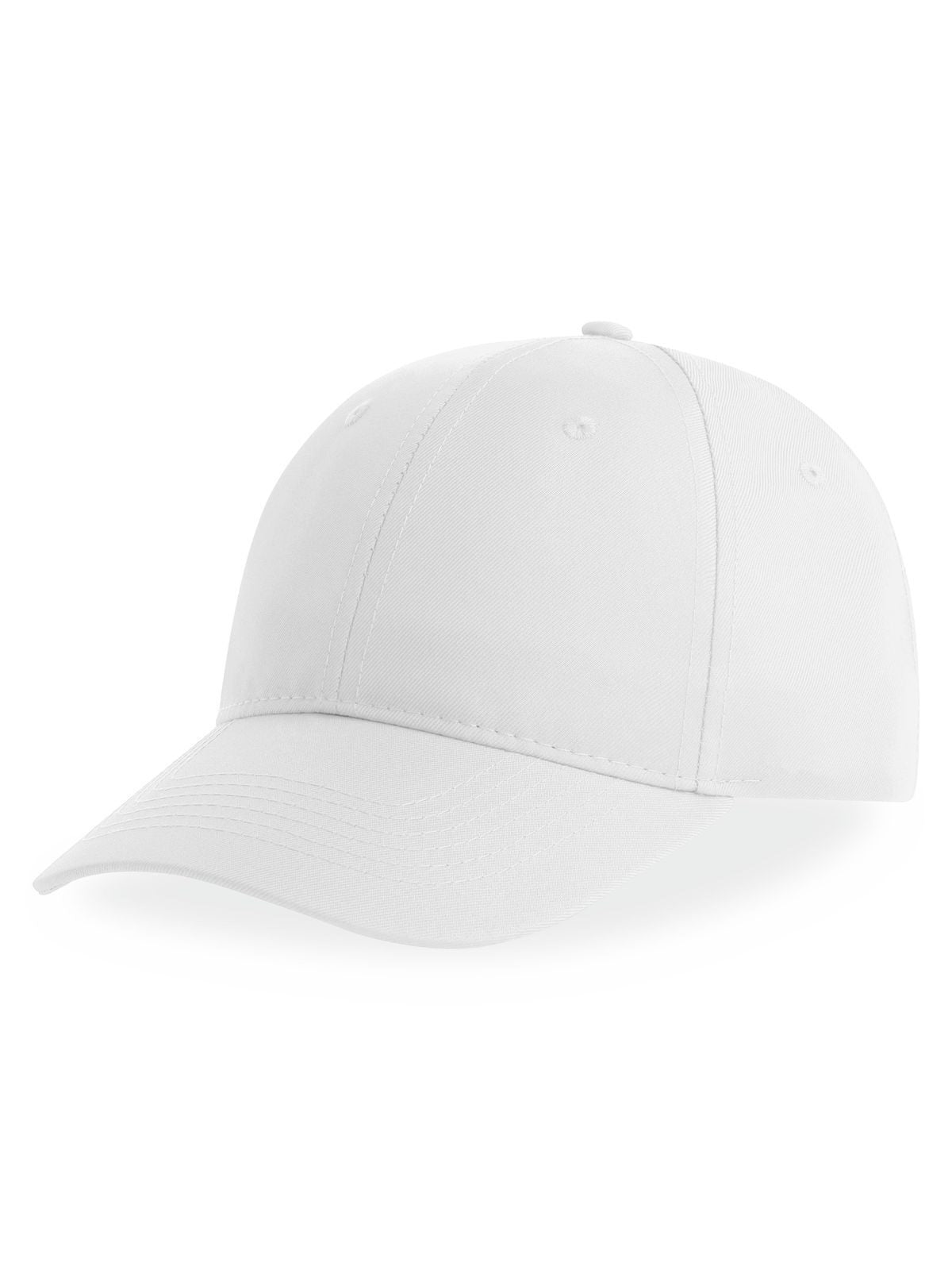 Baseball Caps Recy Six Weiß bestickbar und bedruckbar – LA1970