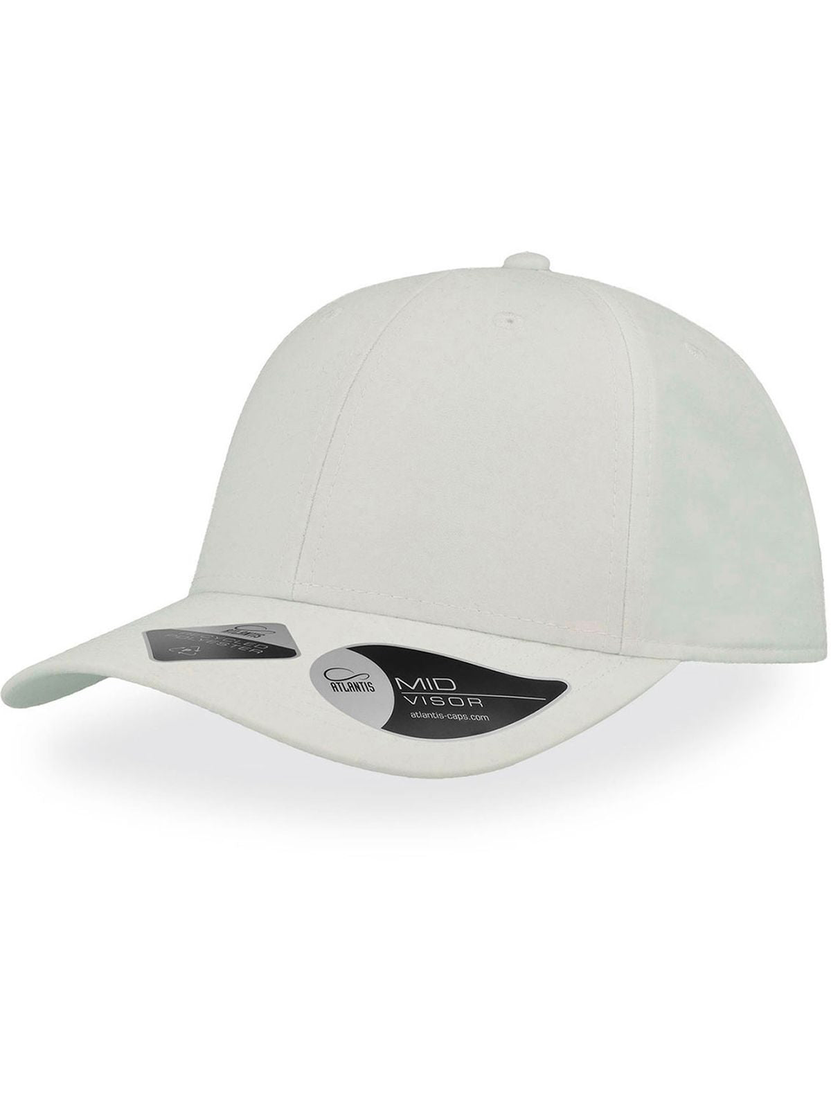 Baseball Caps Recy Feel Weiß bestickbar und bedruckbar – LA1970