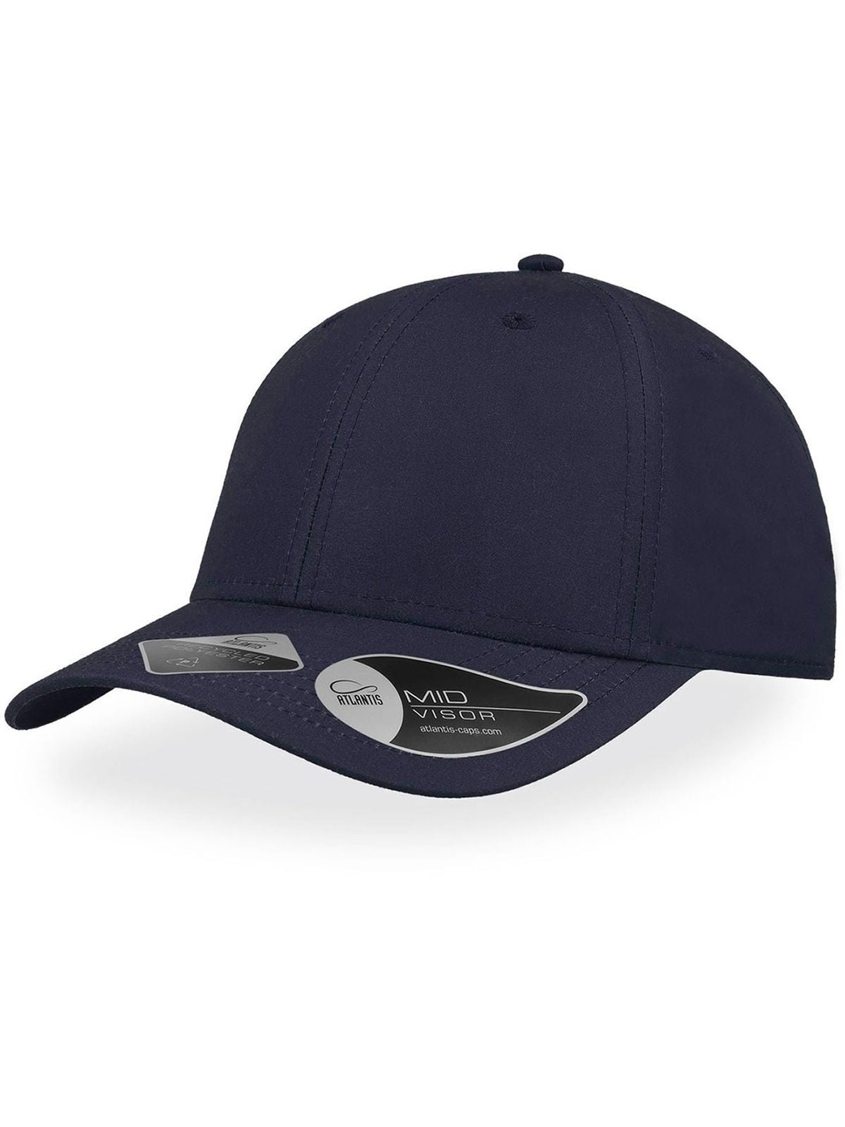 Baseball Caps Recy Feel Marineblau bestickbar und bedruckbar – LA1970