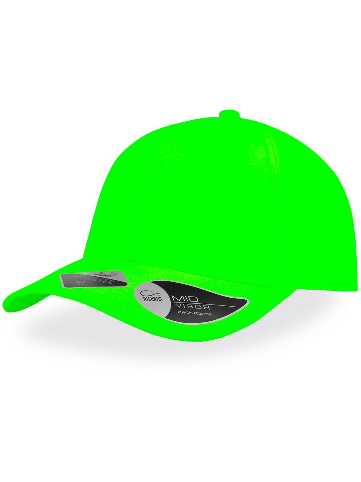 Baseball Caps Recy Feel green fluo bestickbar und bedruckbar – LA1970